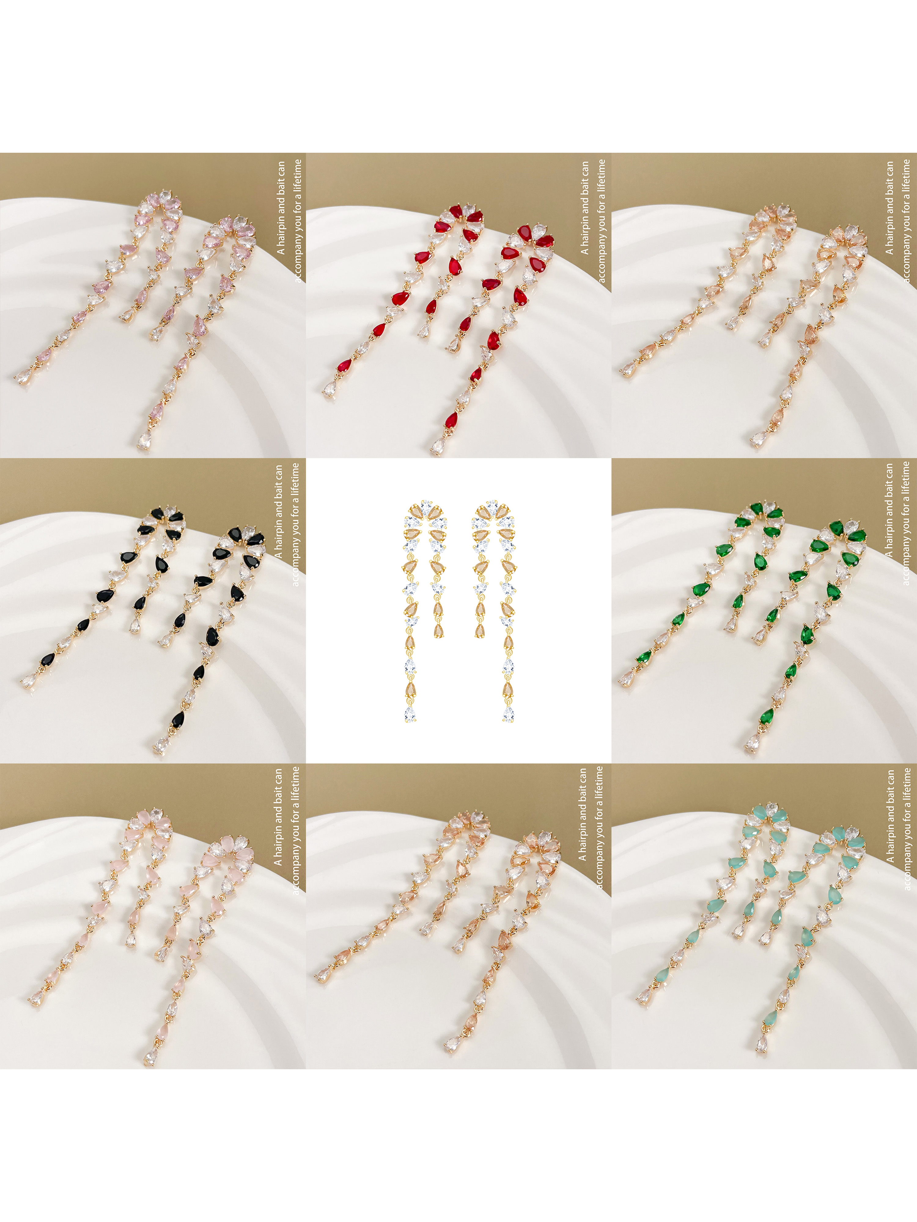 Embellished Dangle Earrings