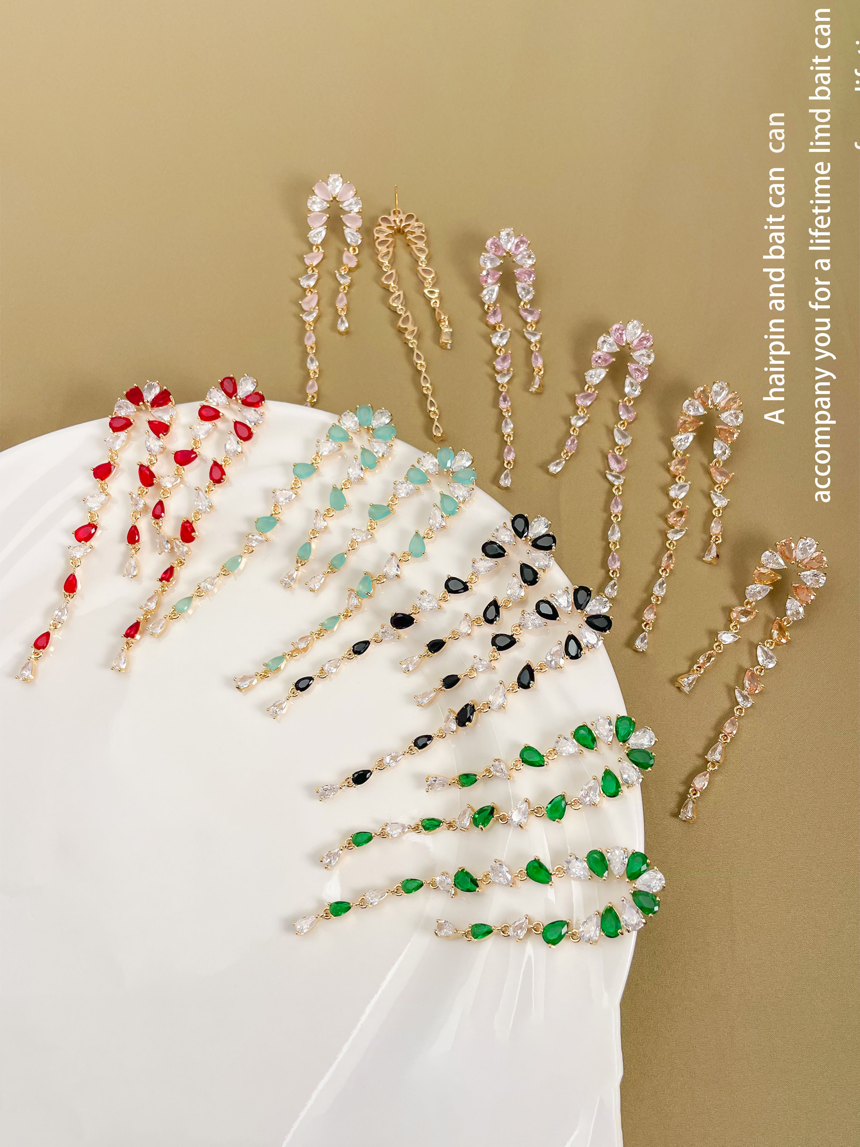 Embellished Dangle Earrings