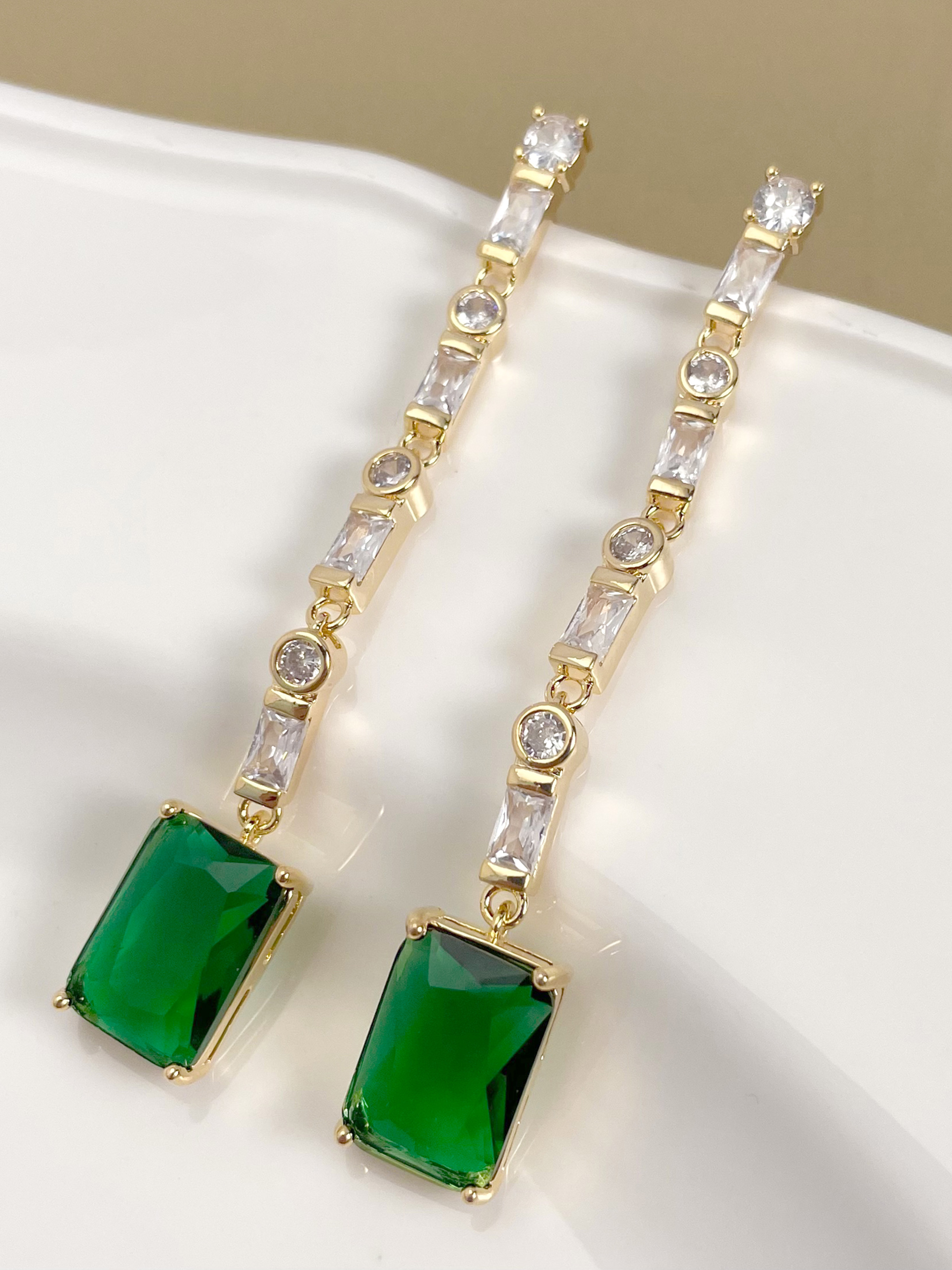 Embellished Dangle Earrings