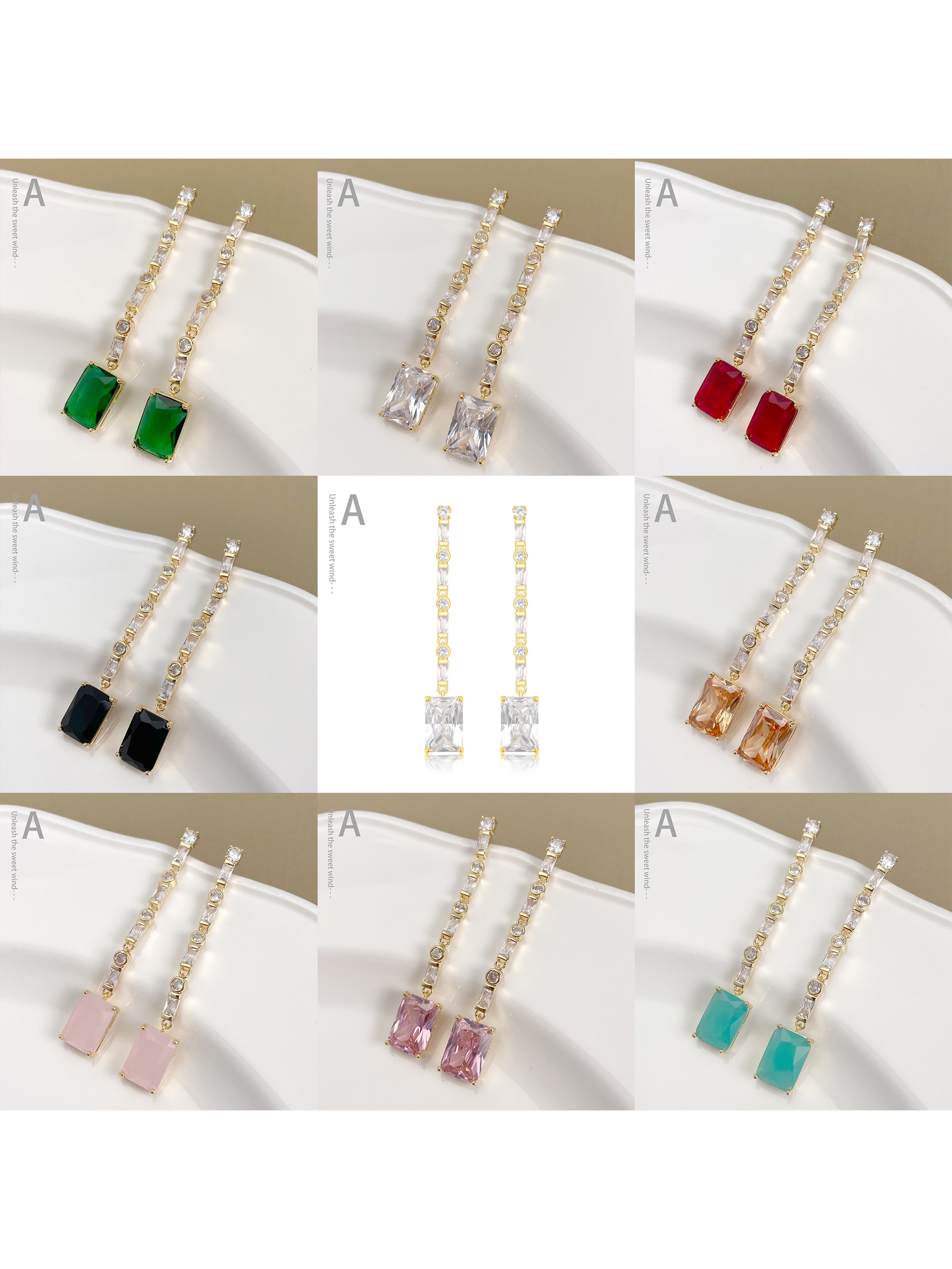 Embellished Dangle Earrings
