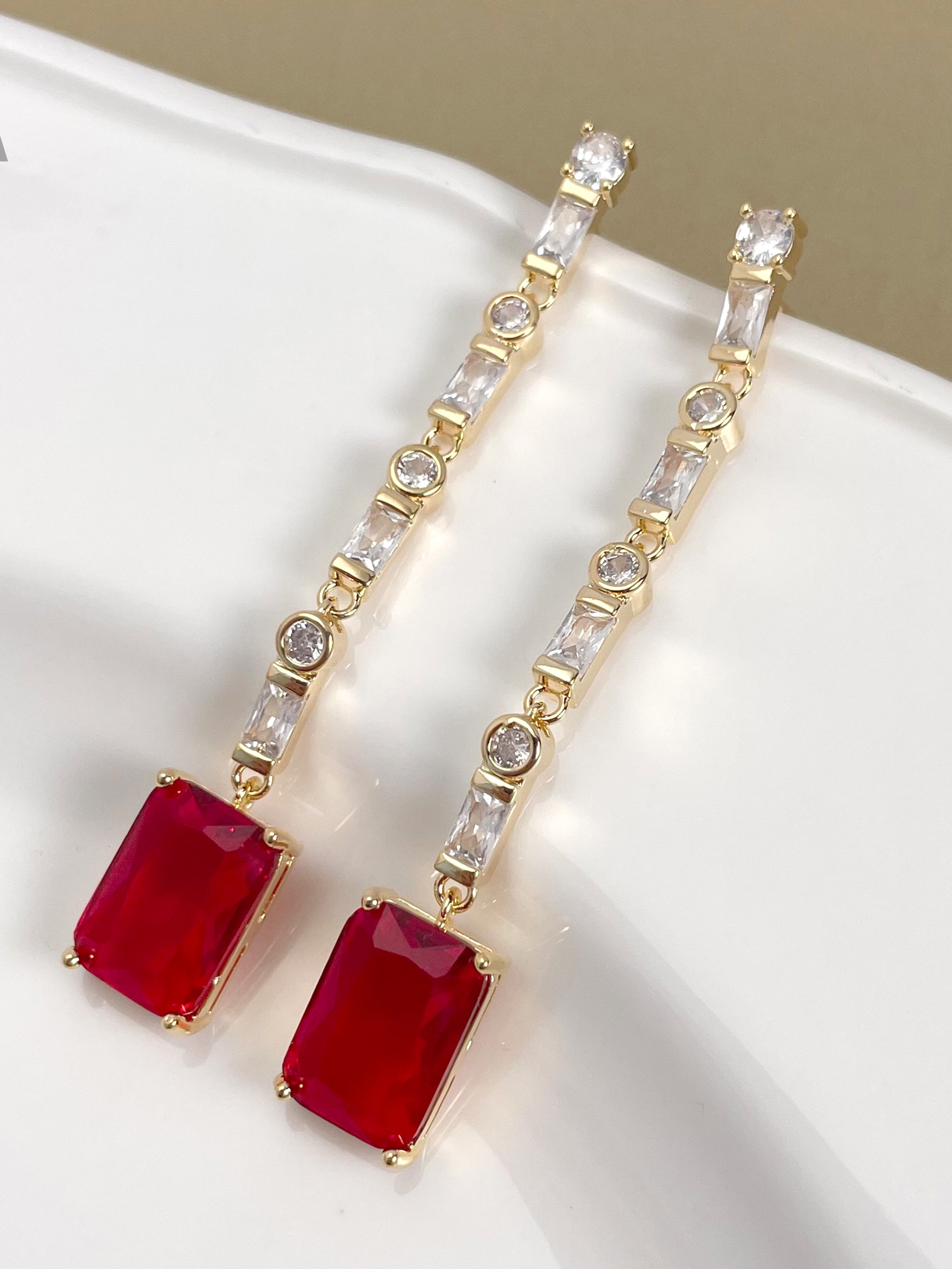 Embellished Dangle Earrings