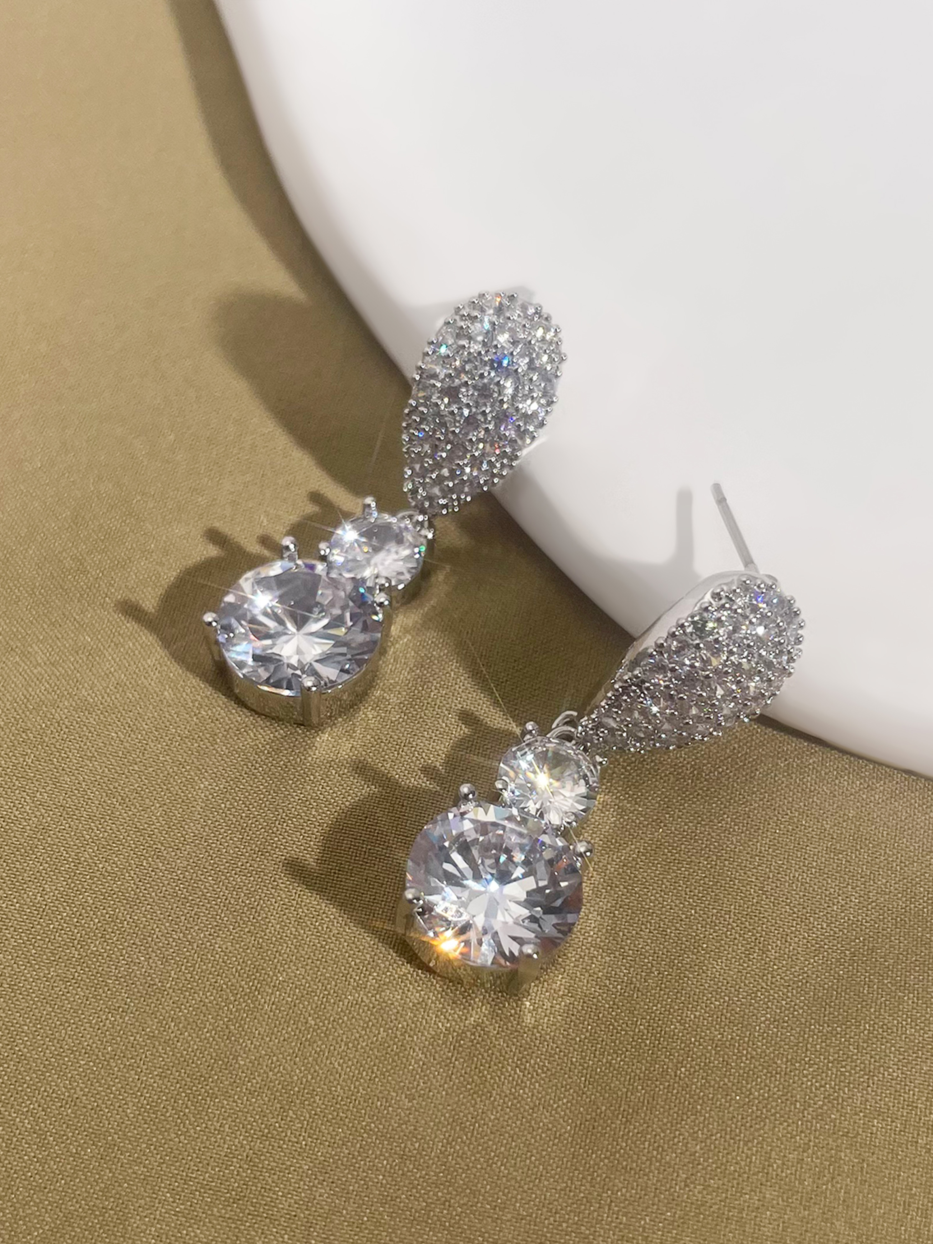 Embellished Dangle Earrings