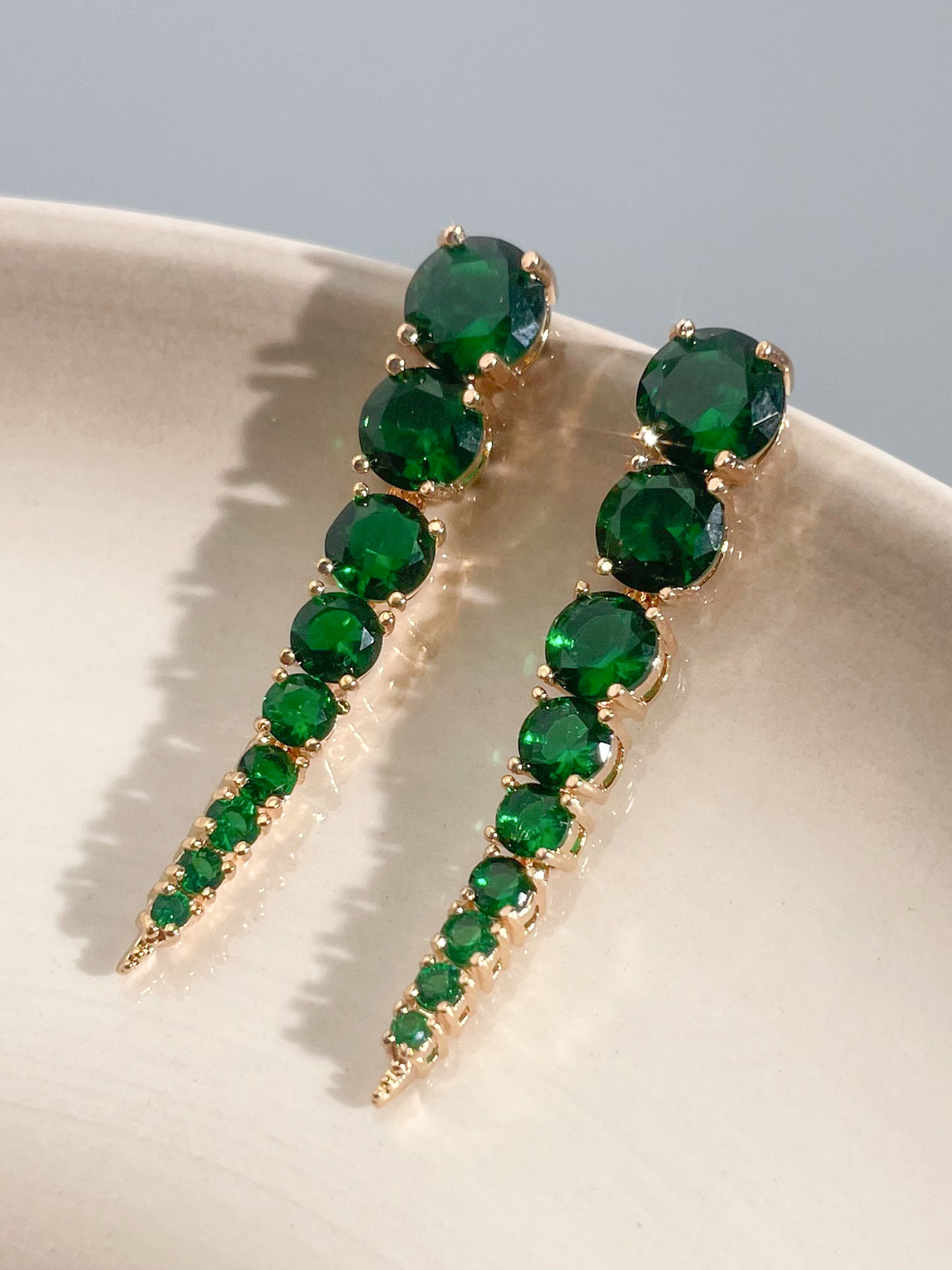Embellished Dangle Earrings