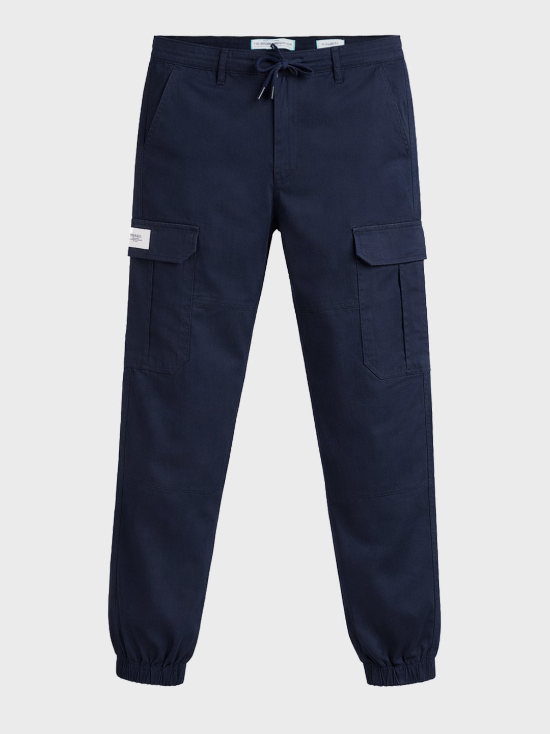 Men Regular Fit Solid Cargo Joggers