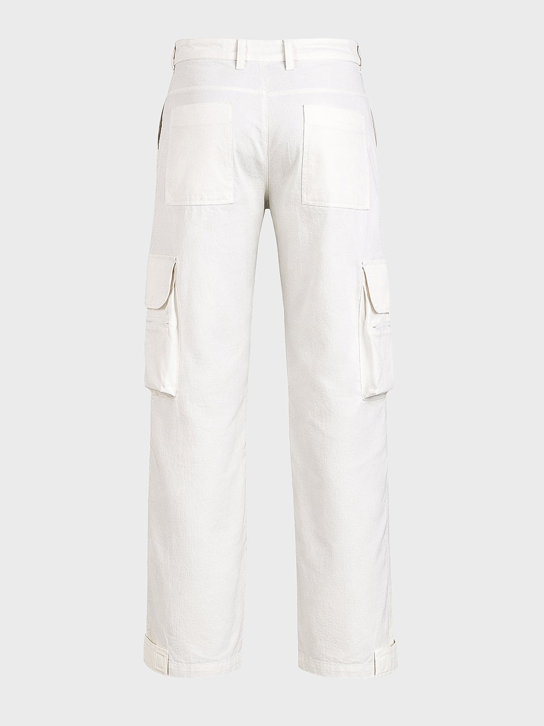 Men Loose Fit Solid Cargo