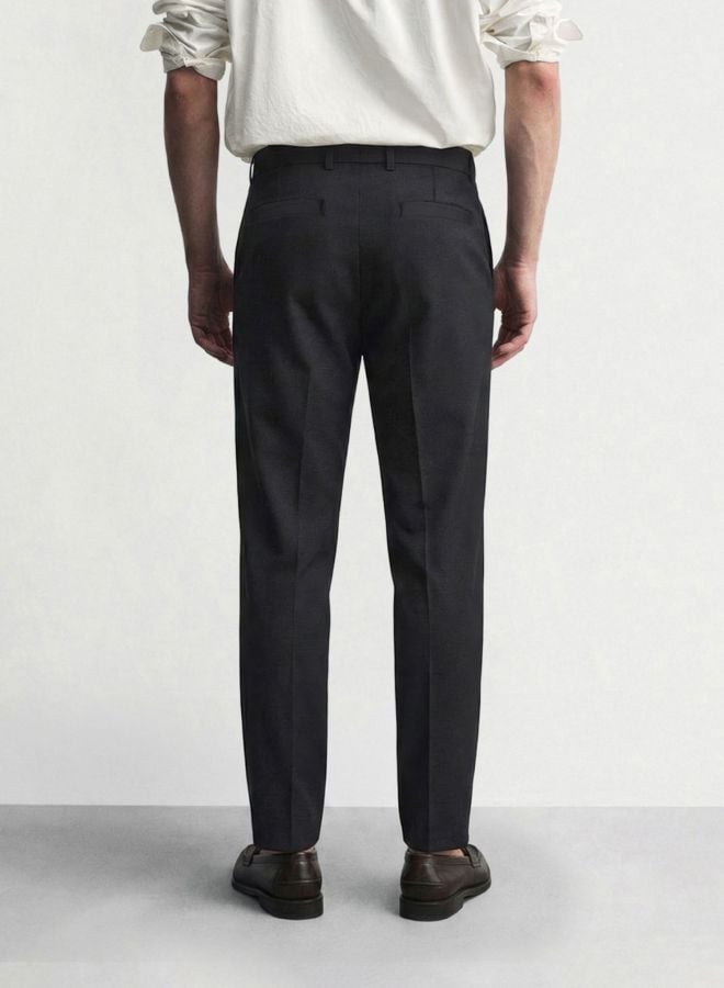 Men Slim Fit Solid Chinos