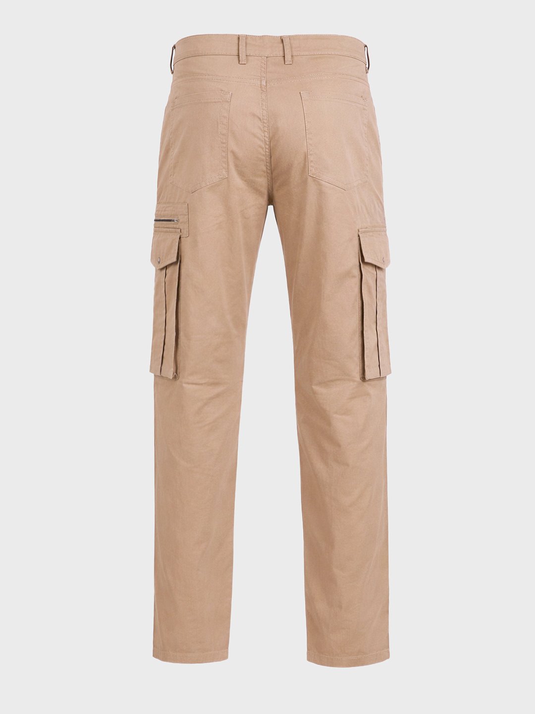 Men Relaxed Fit Solid Cargo