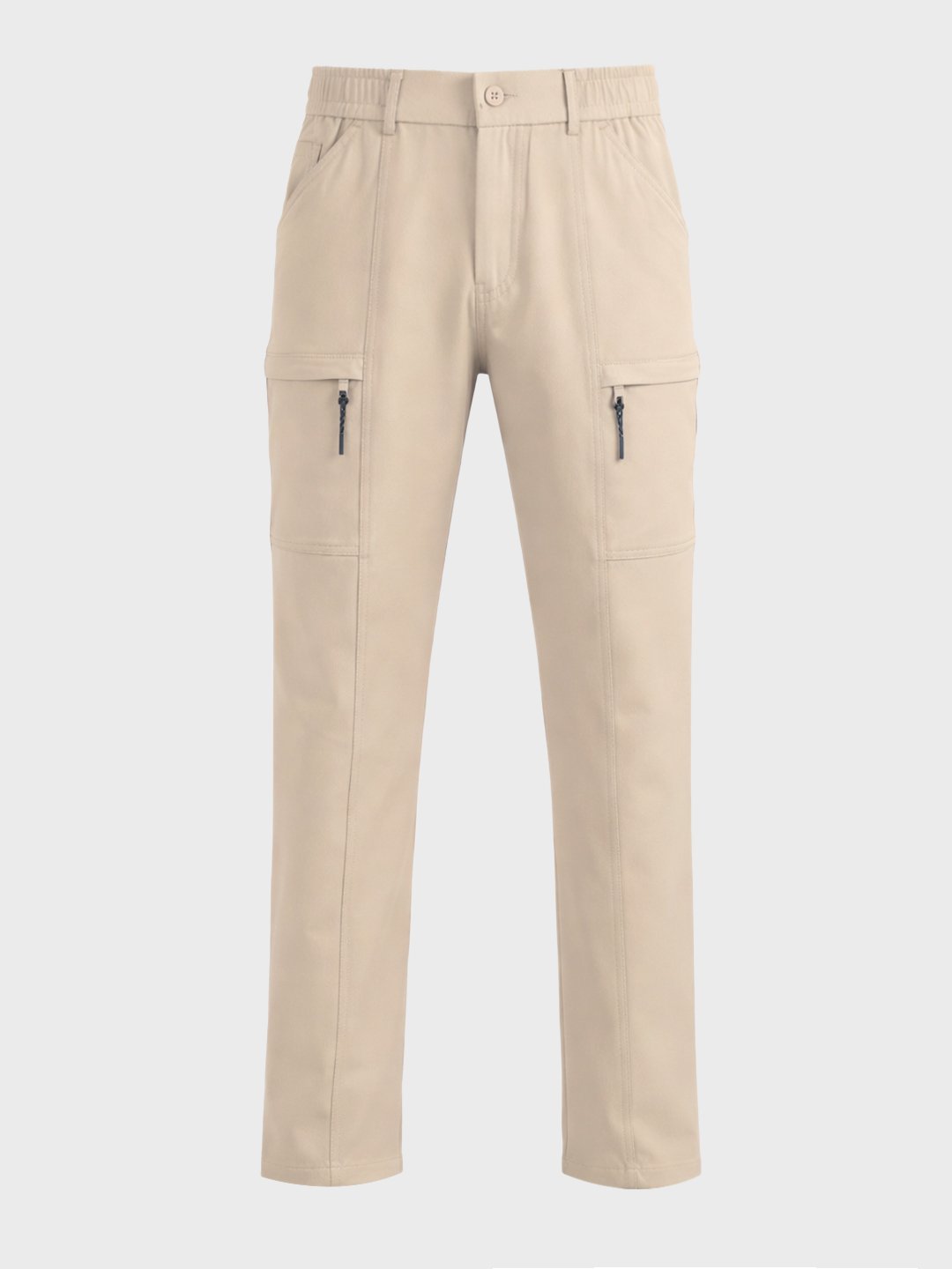 Men Slim Fit Solid Cargo