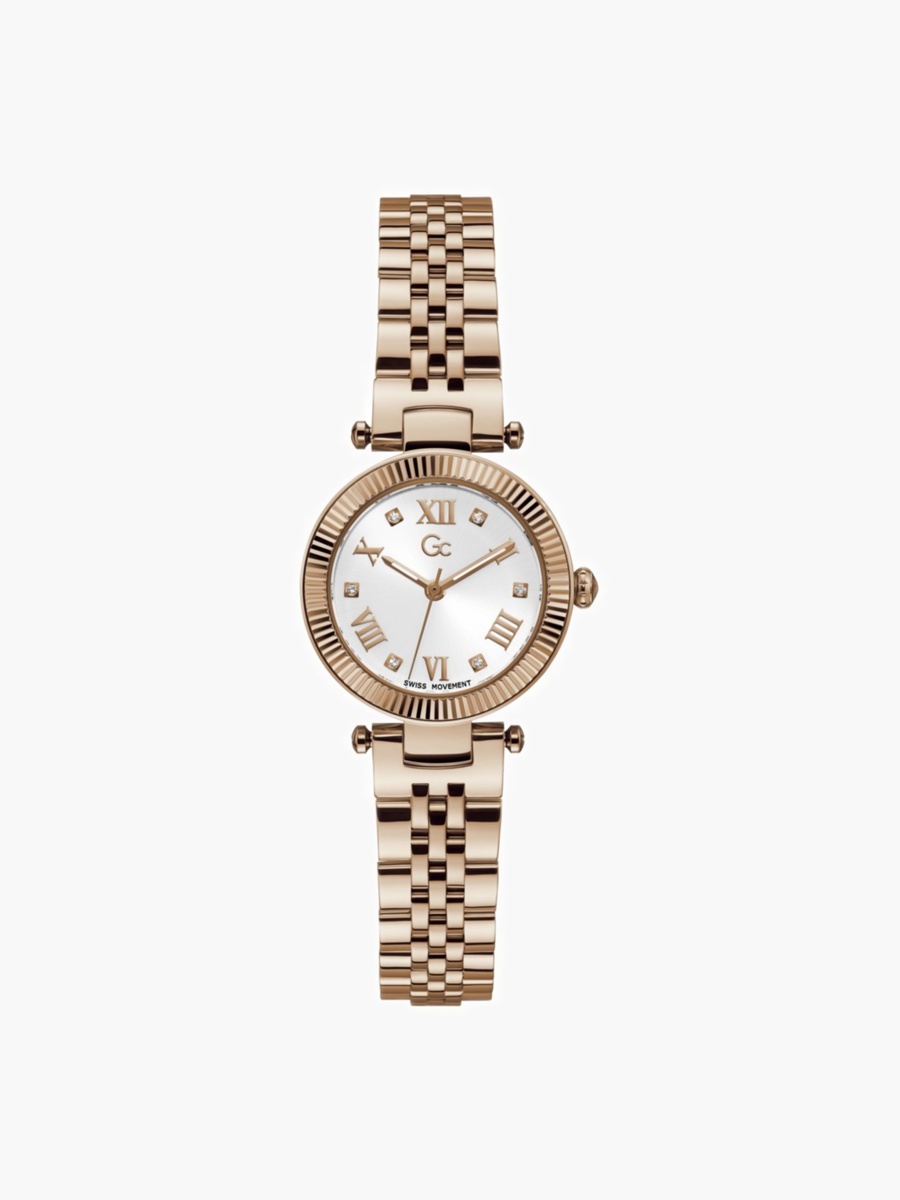 Fluted Bezel Bracelet Watch