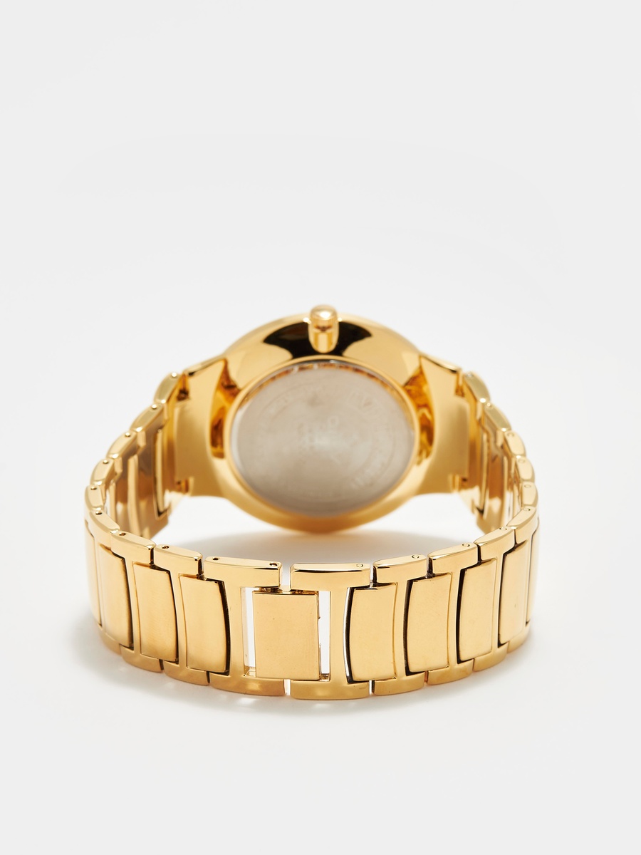 Men Gold Stainless Steel Strap Analog Wrist Watch - 00NSC005Q001 - 42 MM