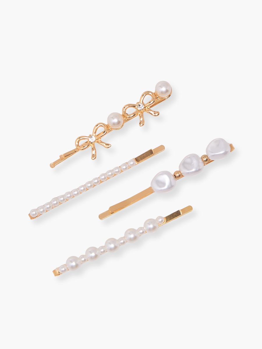 Pack of 4 Embellished Hairpin