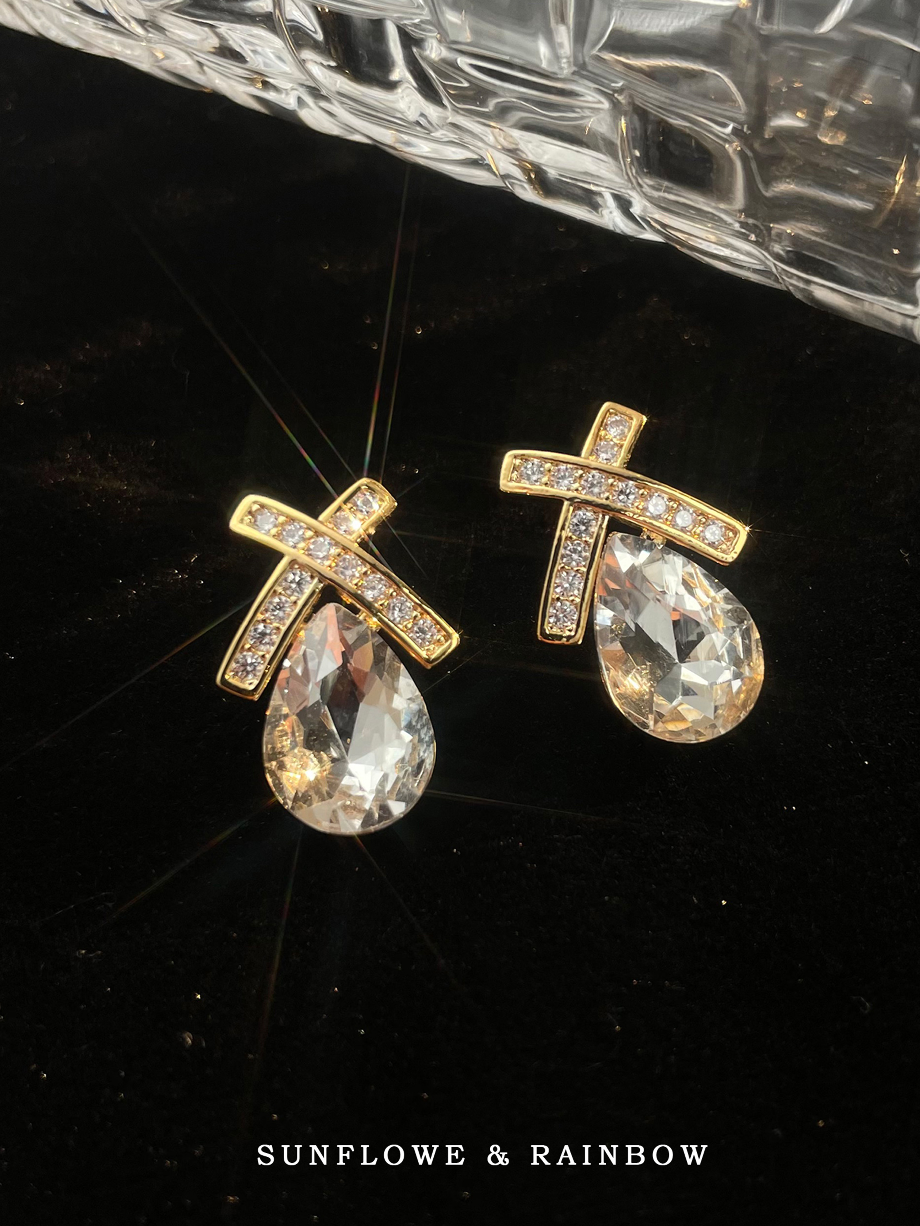 Embellished Drop Earrings