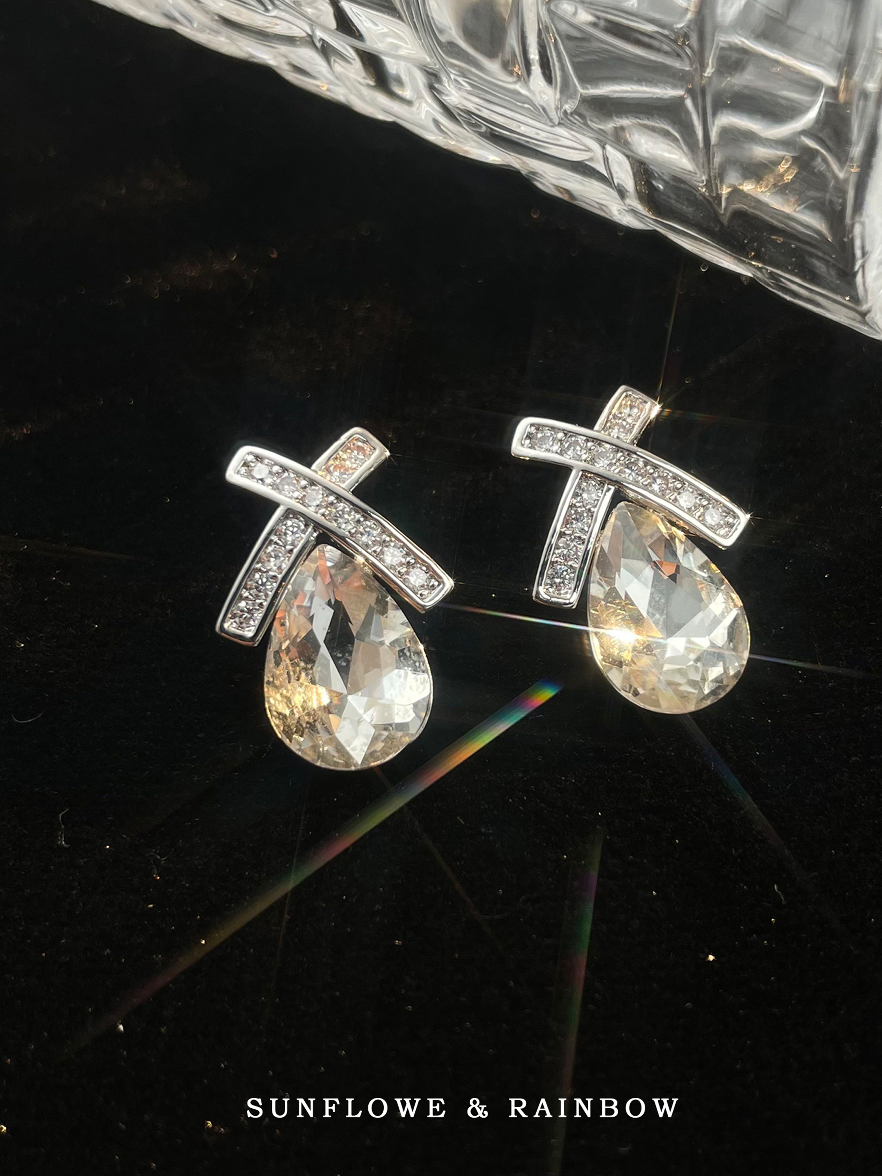 Embellished Drop Earrings