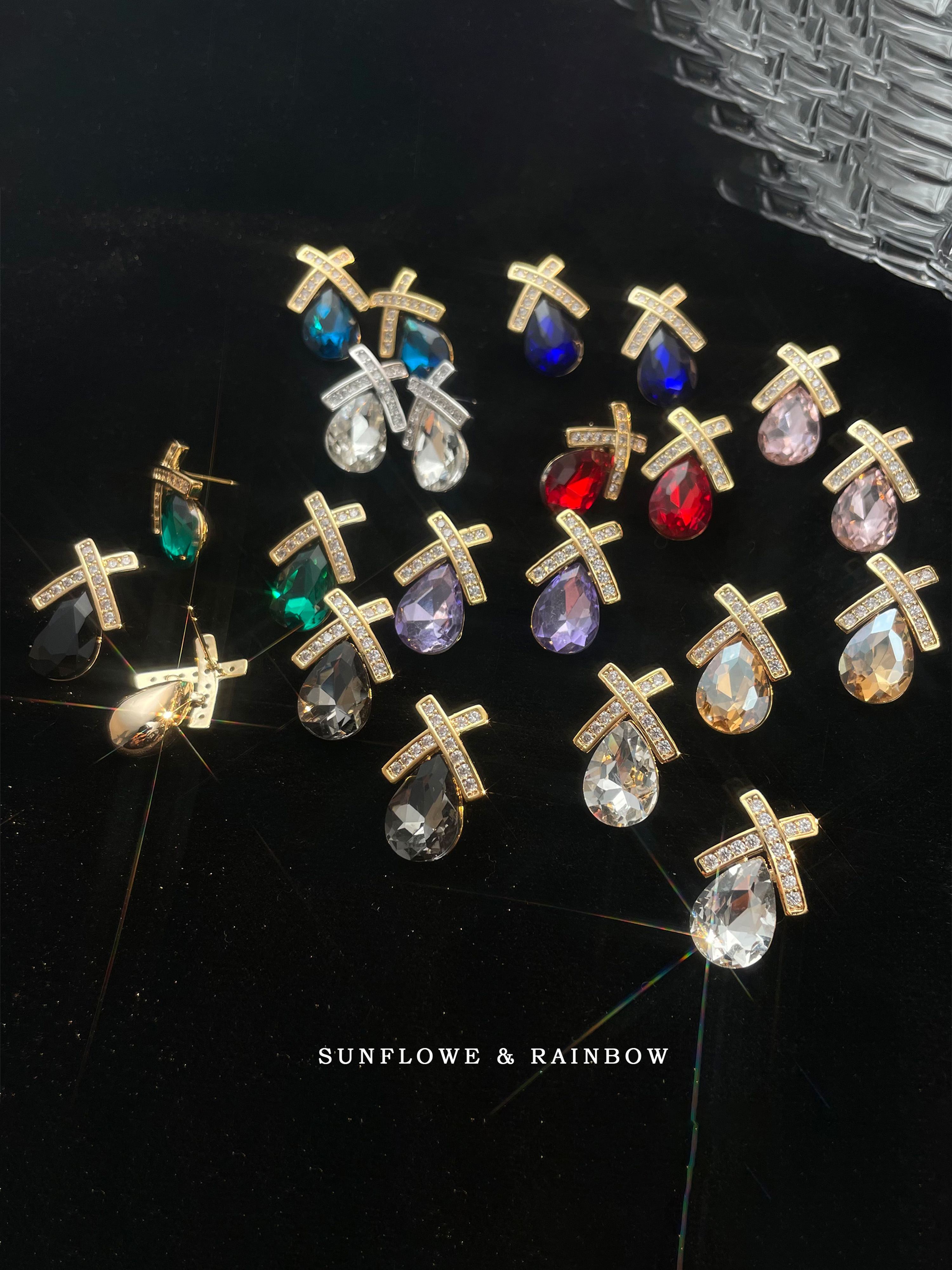 Embellished Drop Earrings