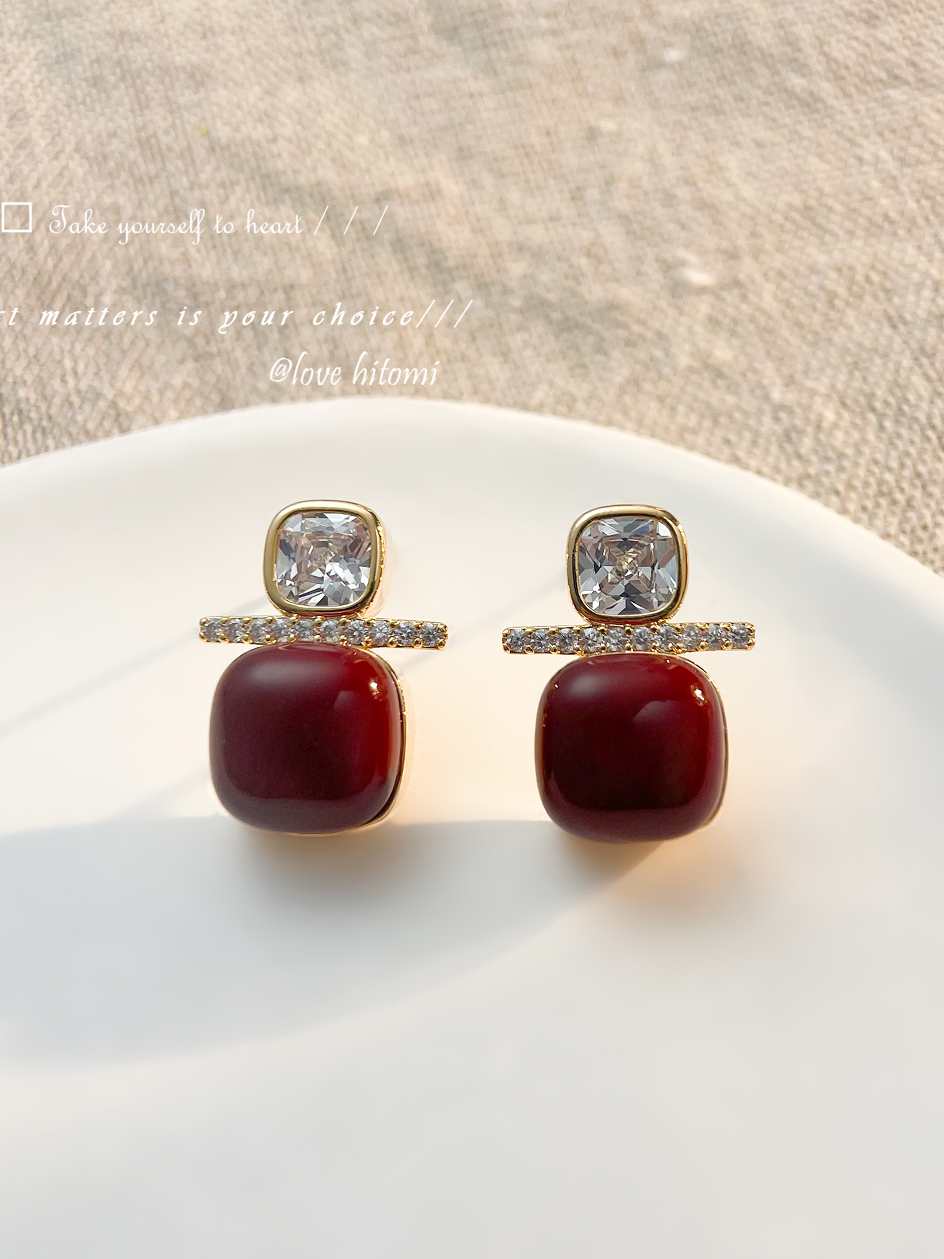 Embellished Stud Earrings