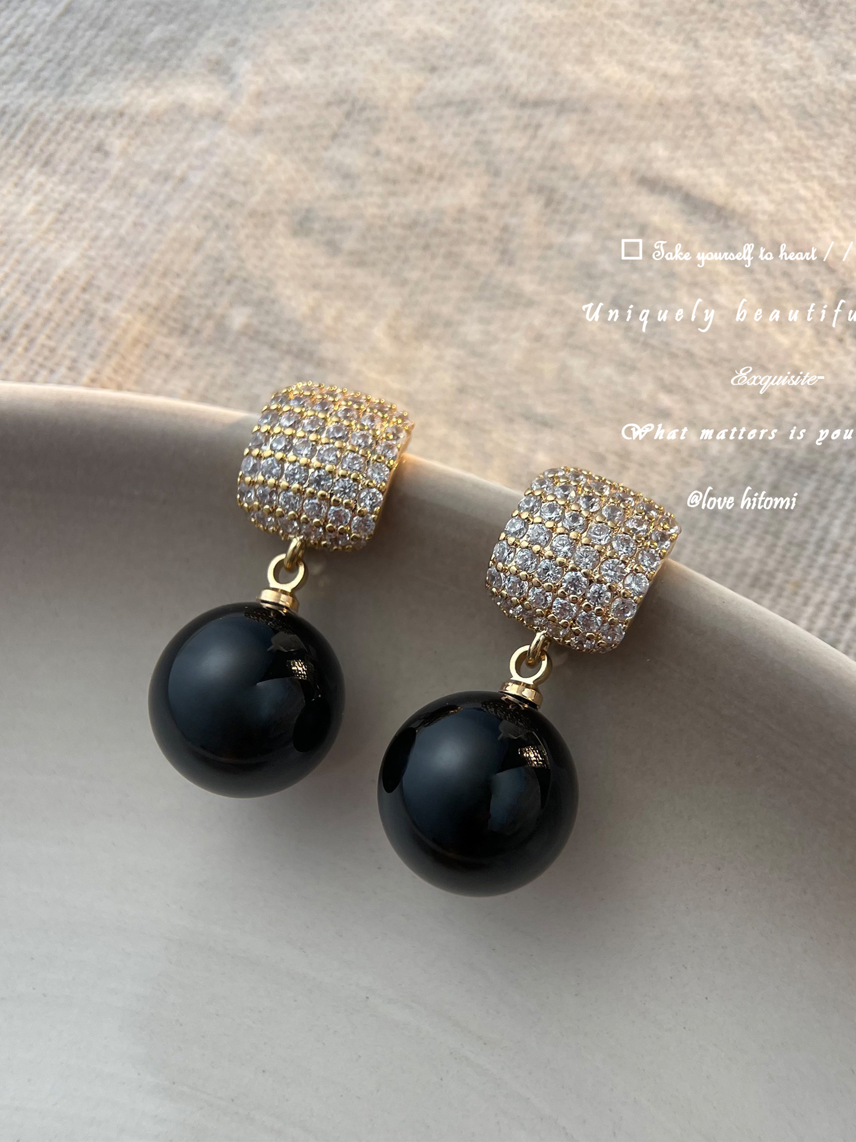Embellished Dangle Earrings