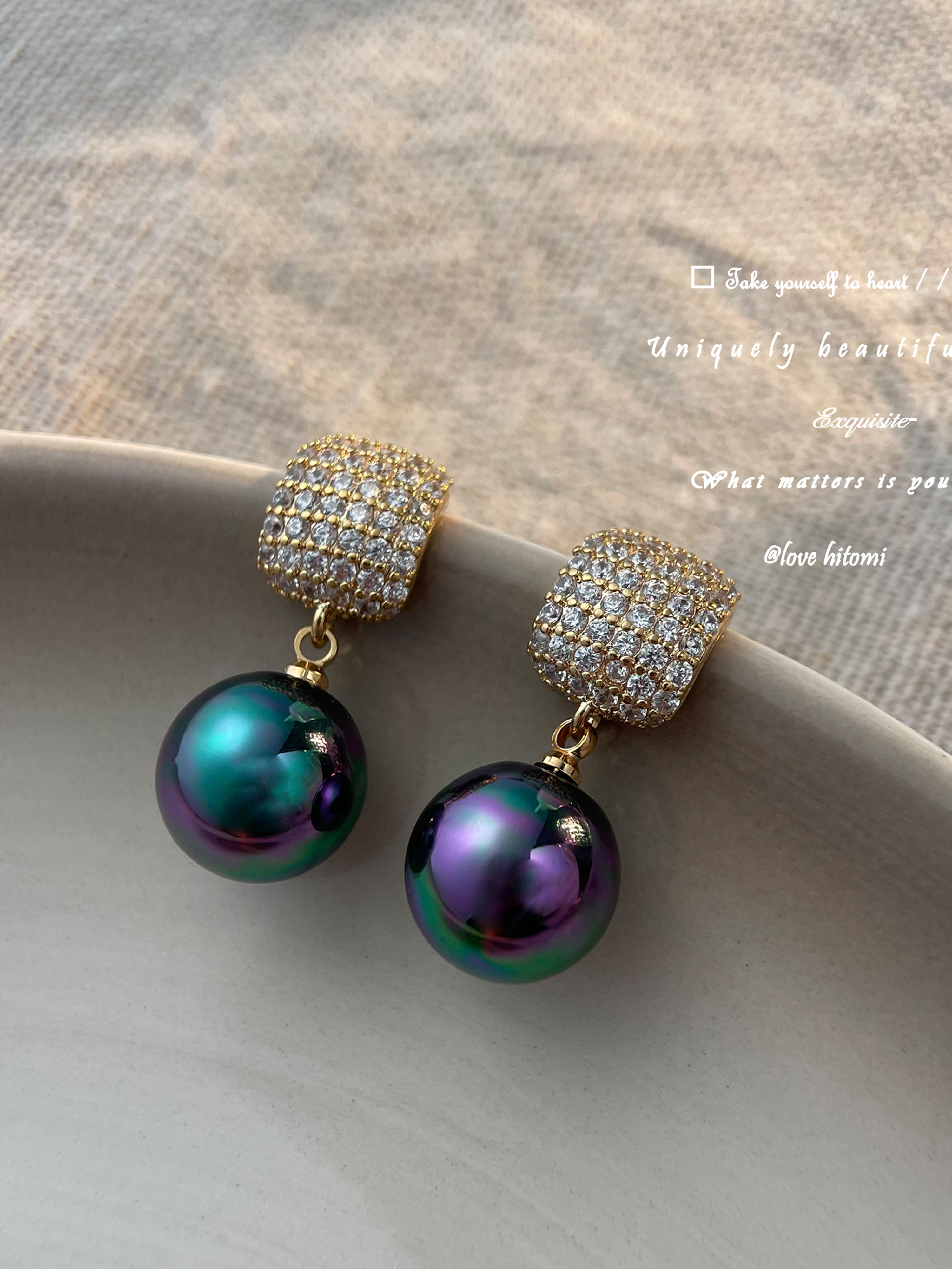 Embellished Dangle Earrings