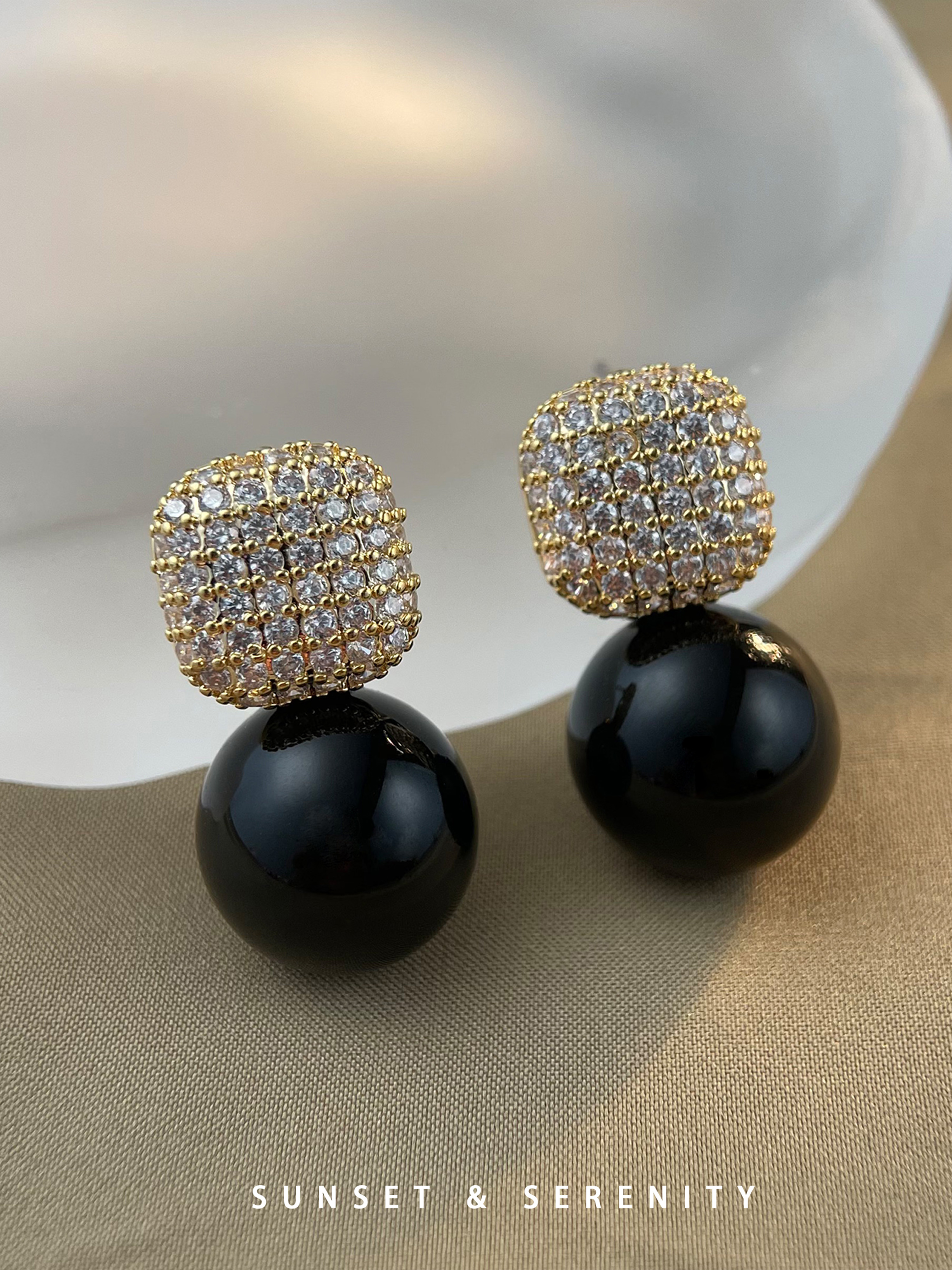 Embellished Dangle Earrings