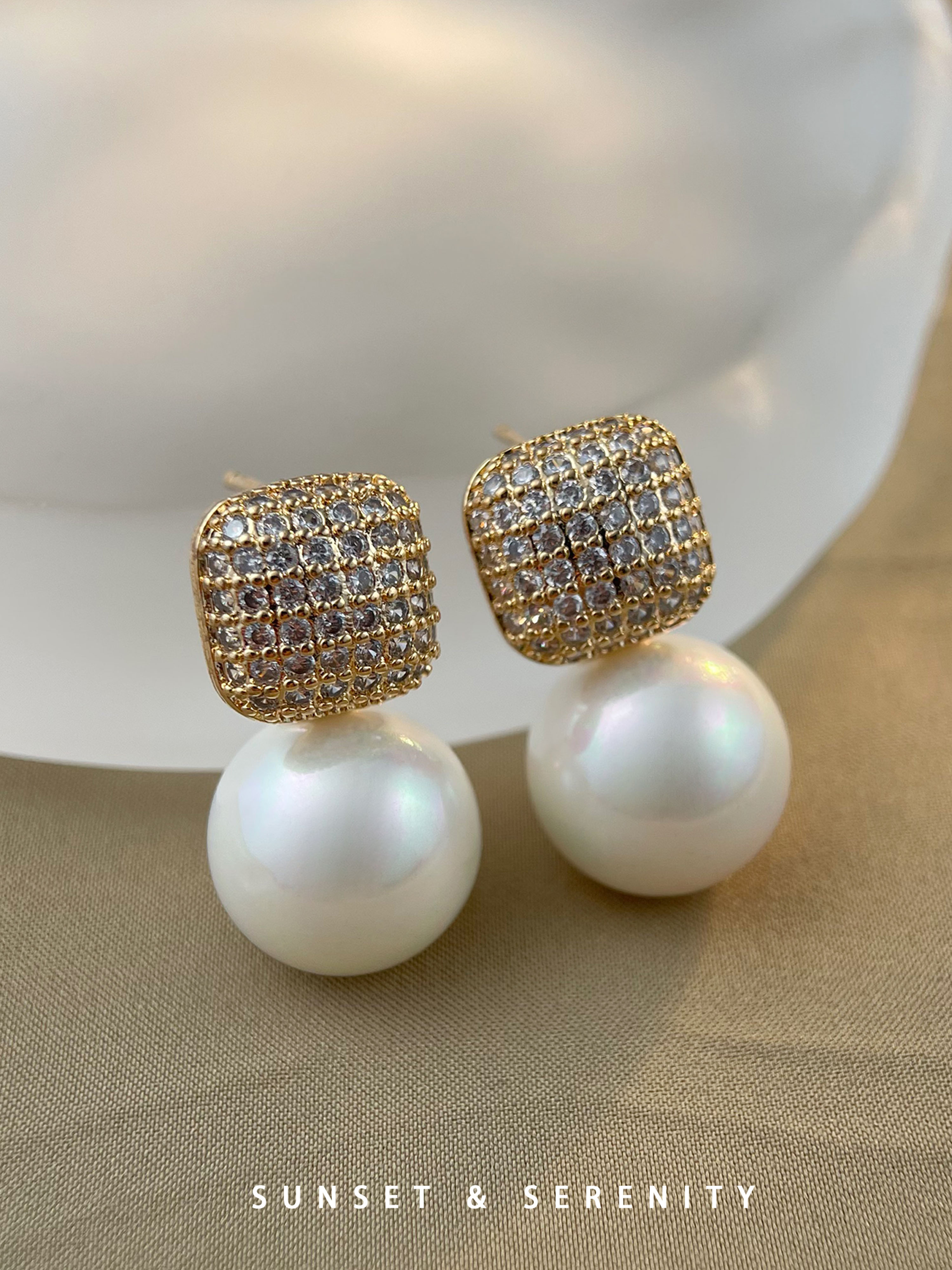 Embellished Dangle Earrings