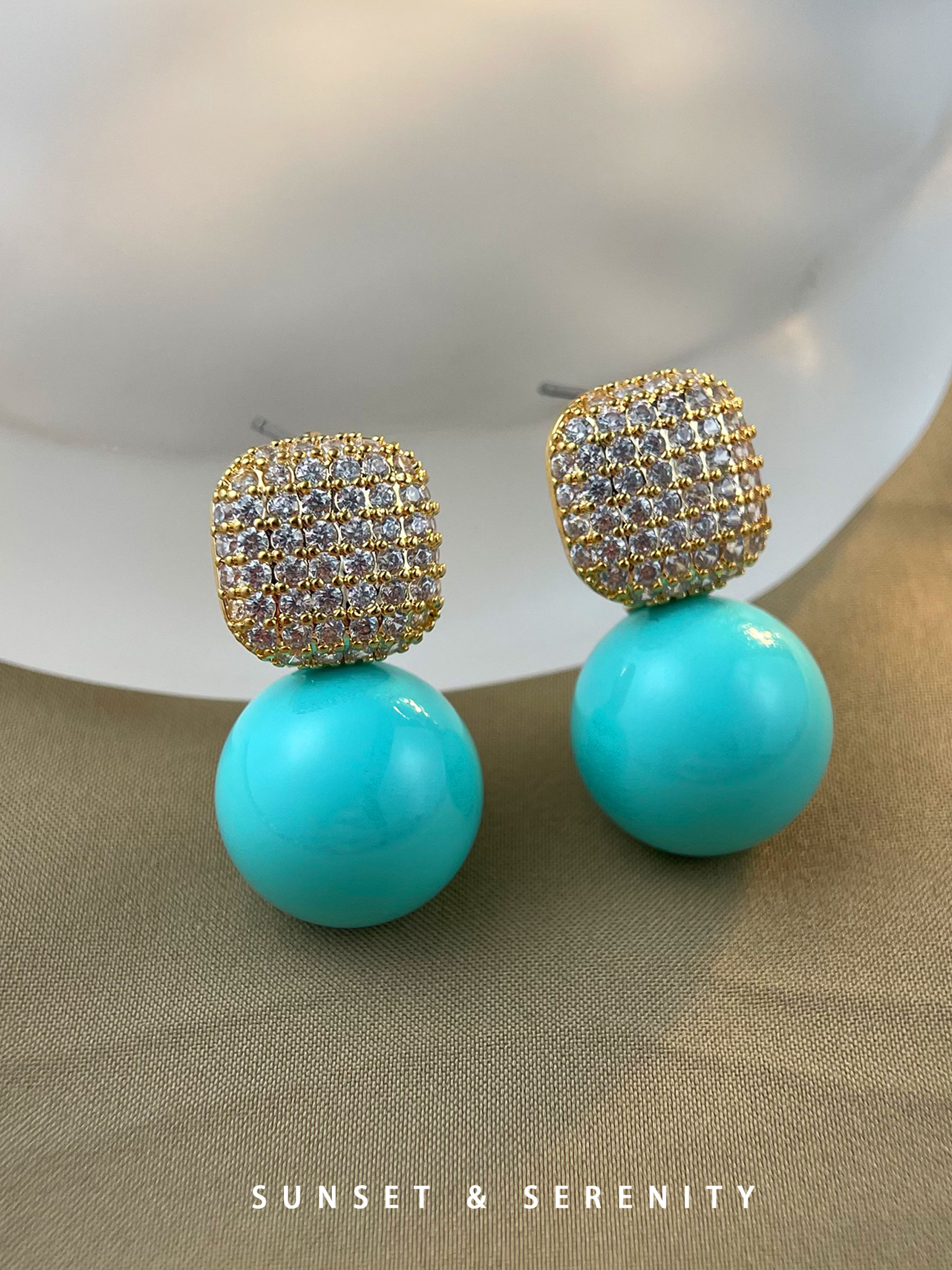Embellished Dangle Earrings