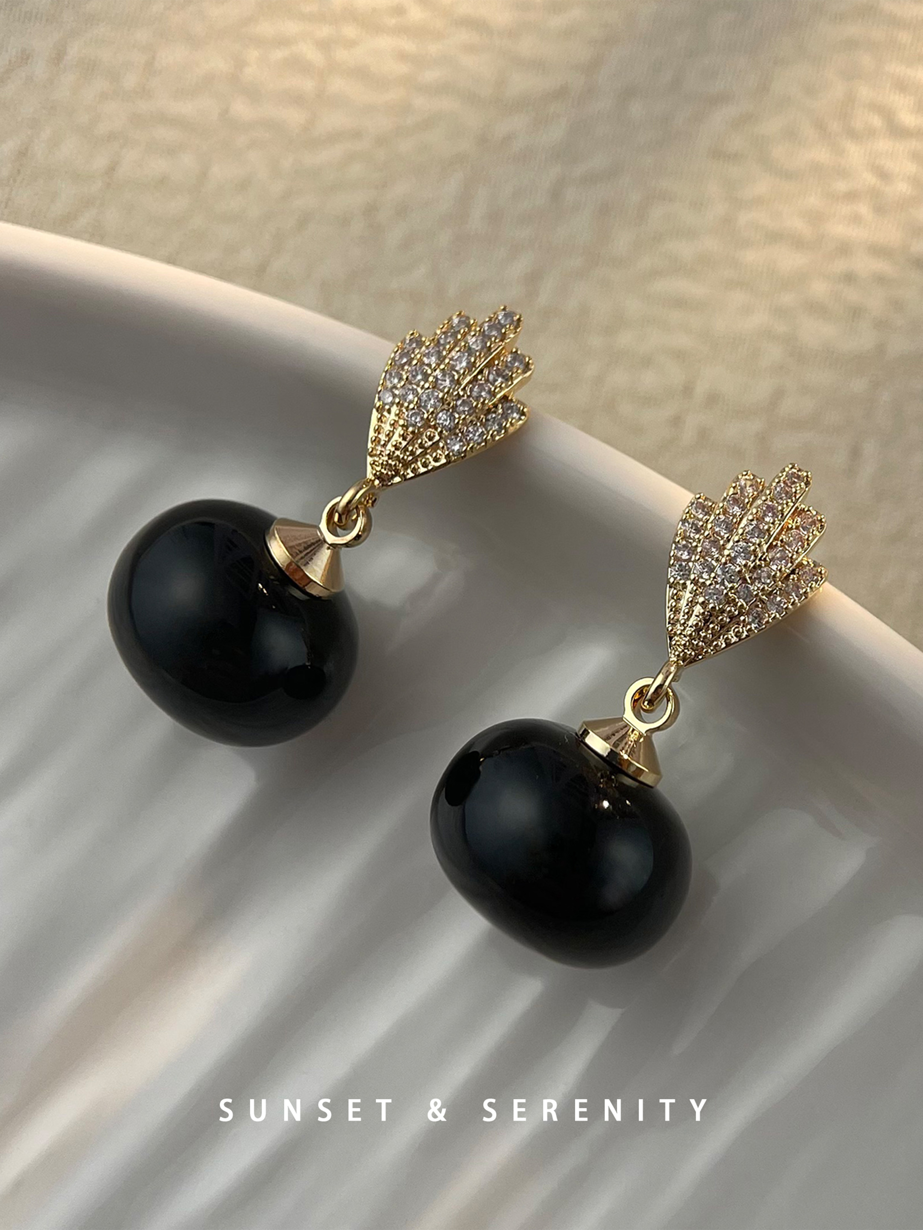 Embellished Drop Earrings