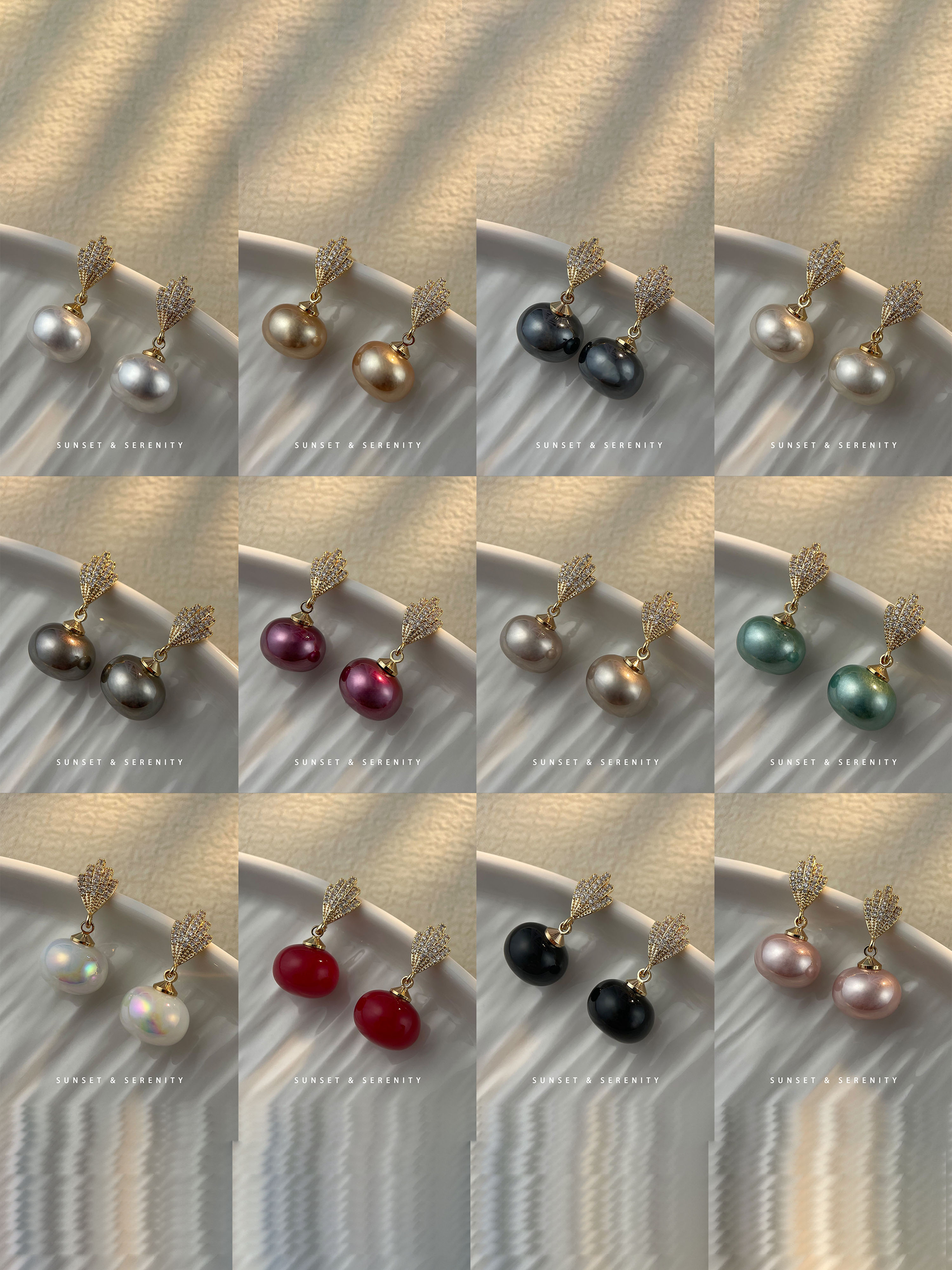 Embellished Drop Earrings