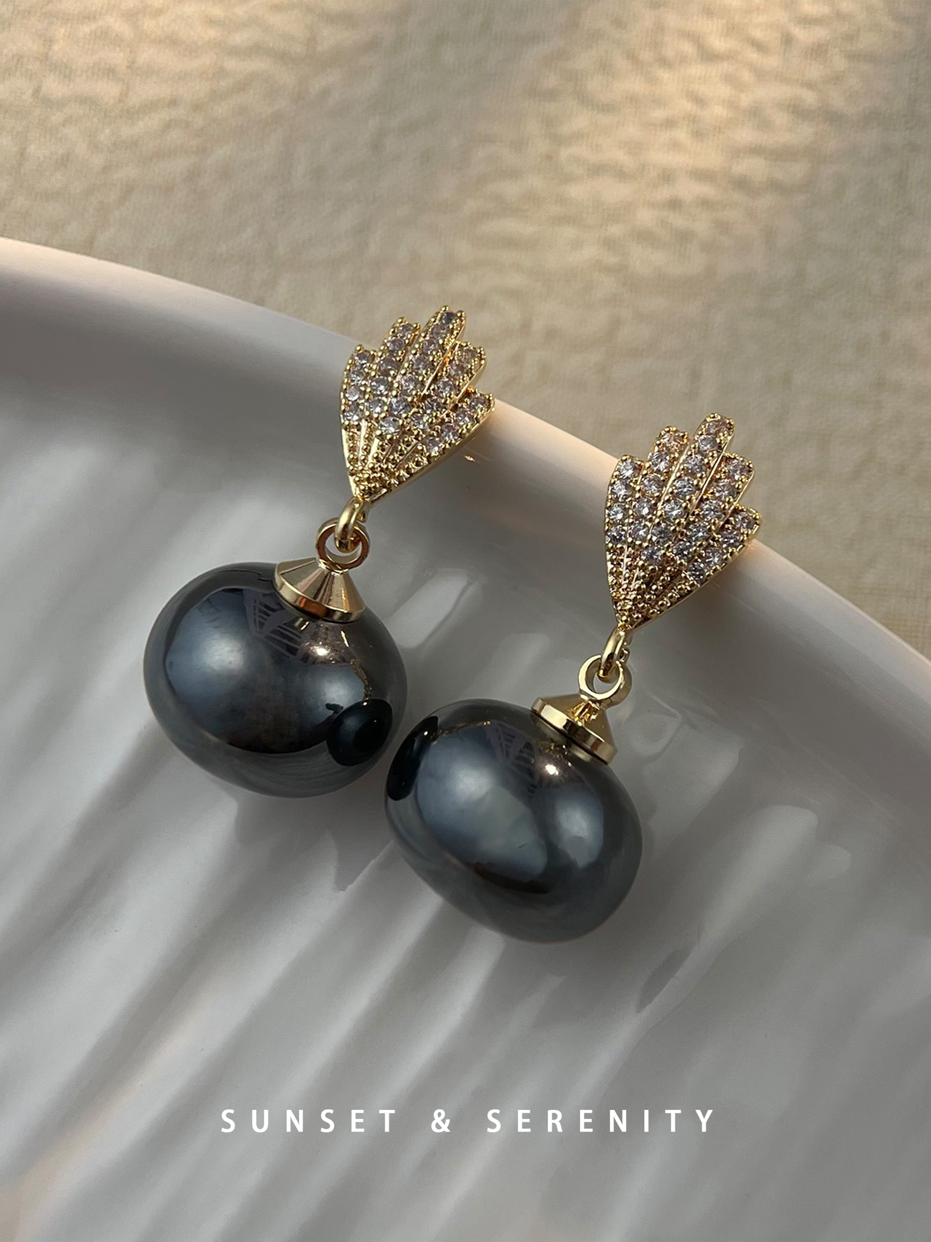 Embellished Dangle Earrings