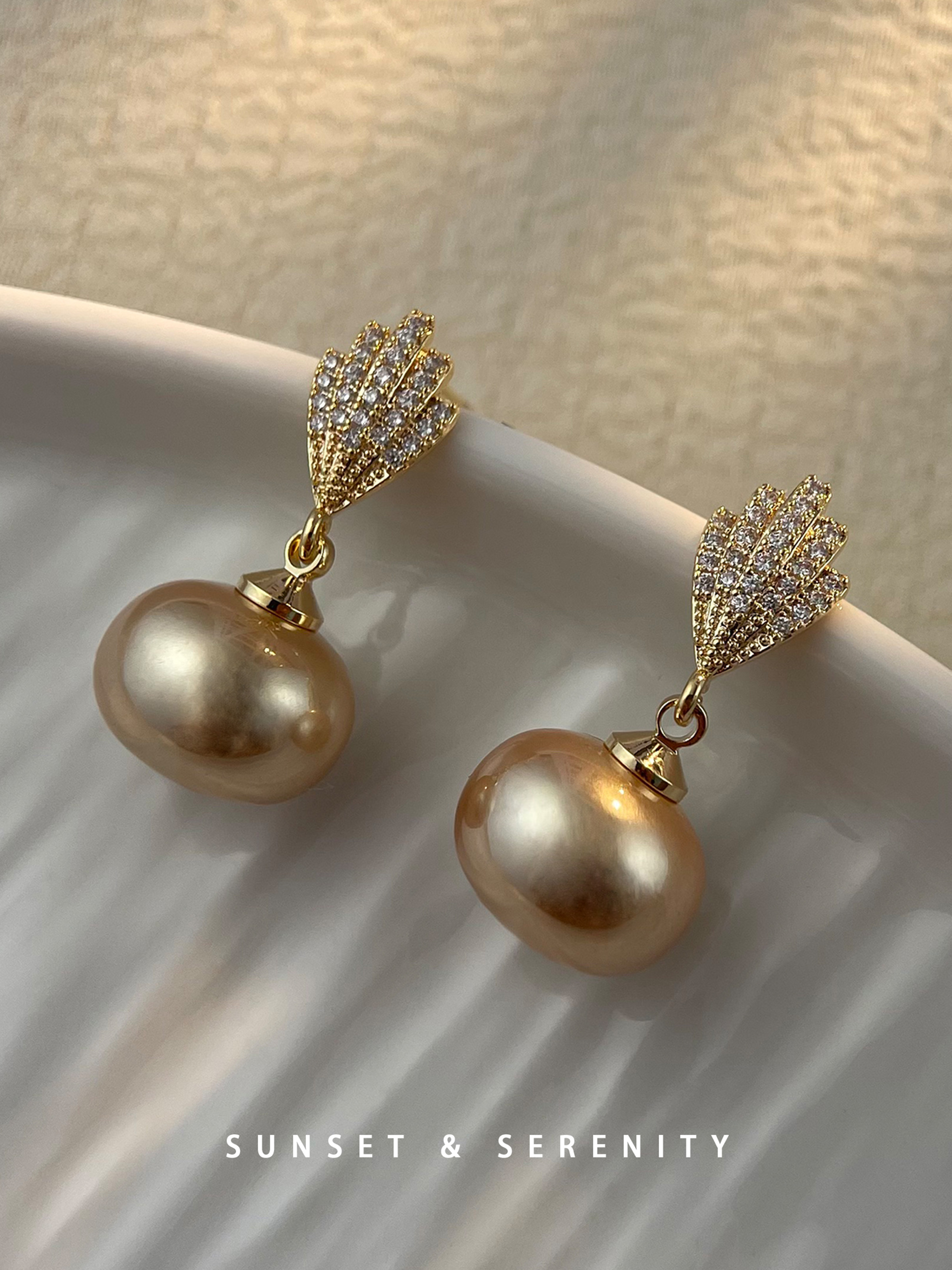 Embellished Dangle Earrings