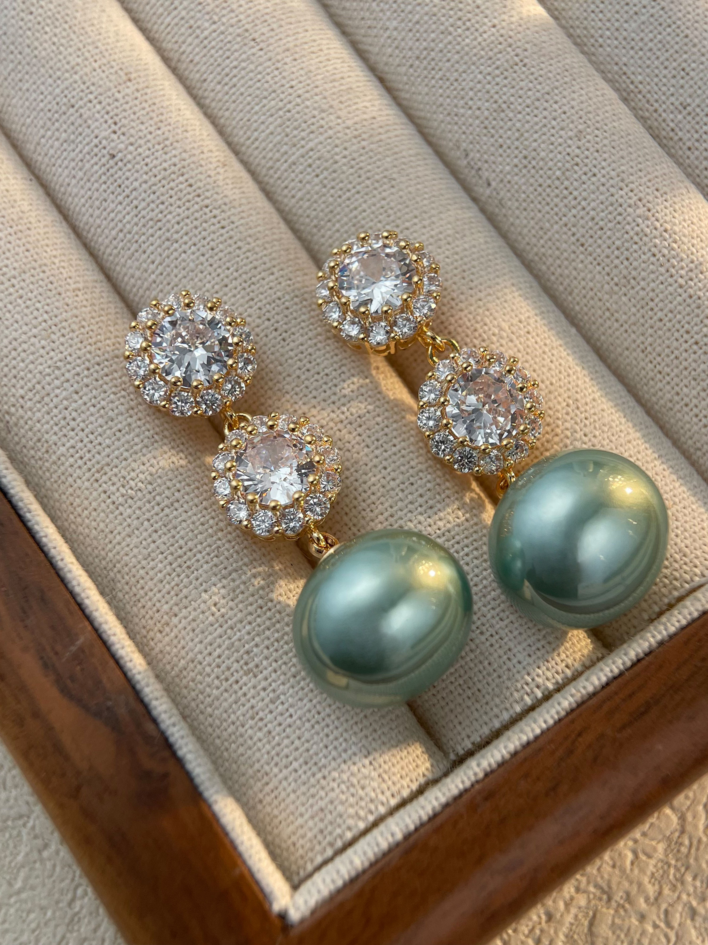 Embellished Dangle Earrings