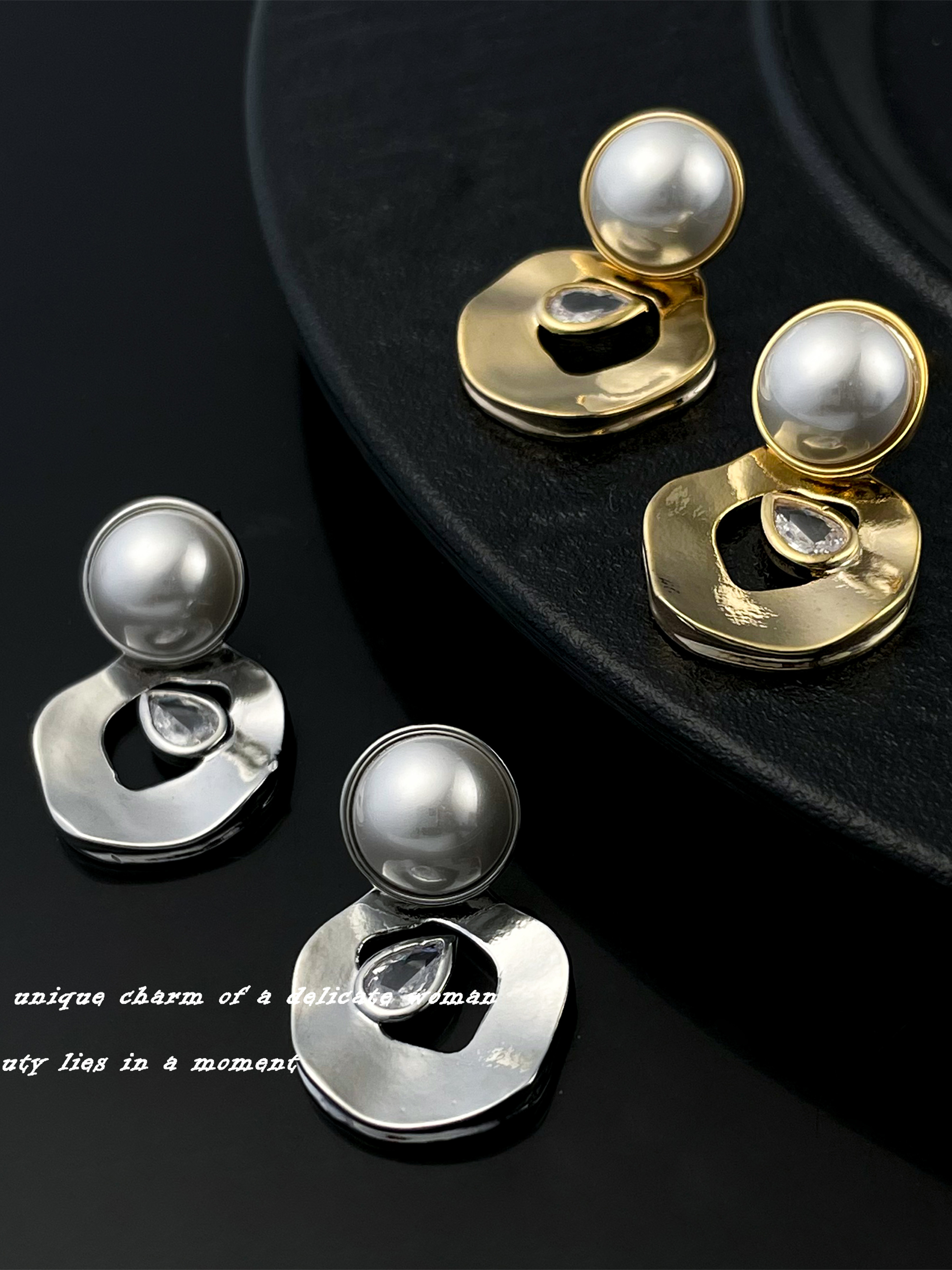 Pearl Dangle Earrings