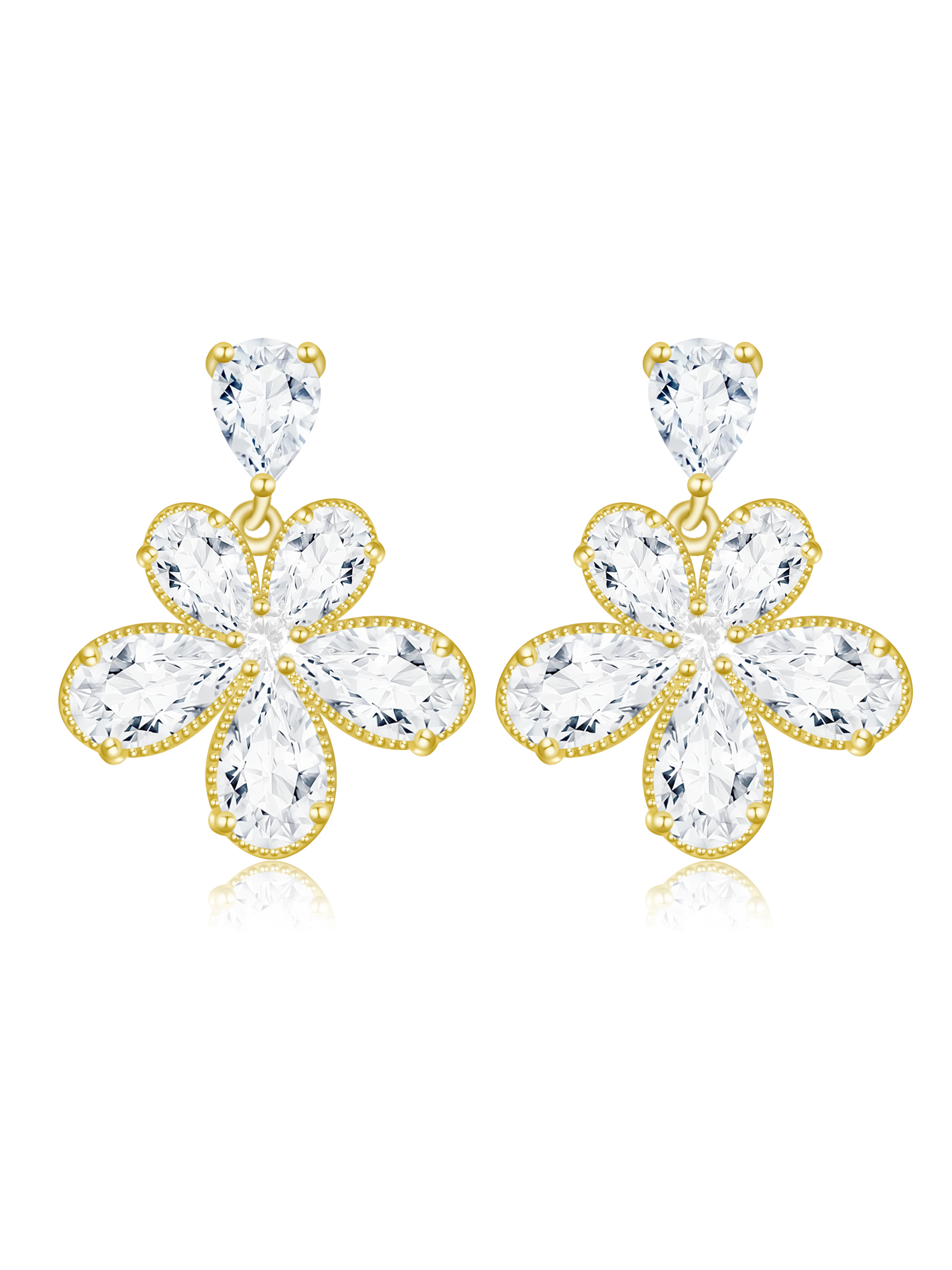 Flower Dangle Earrings