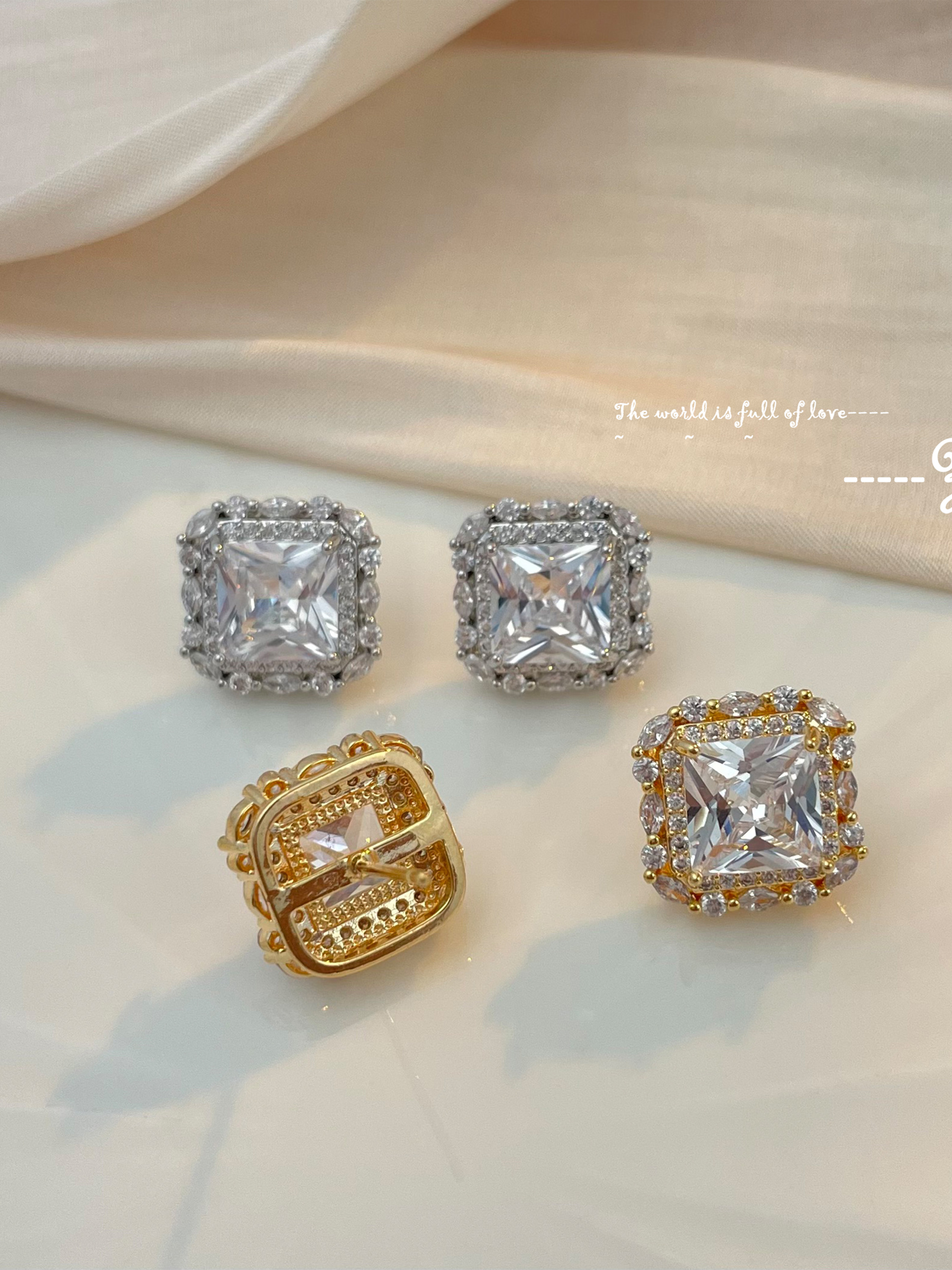 Embellished Stud Earrings