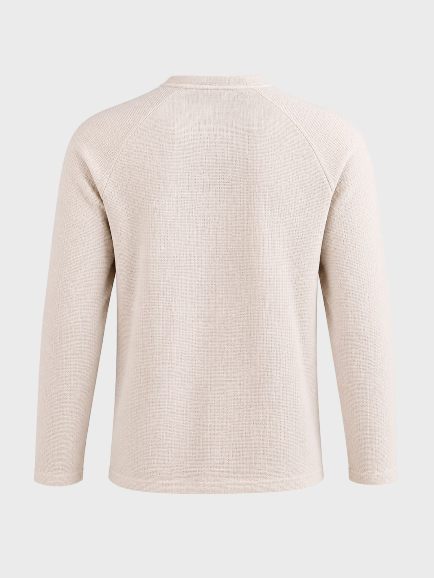 Men Regular Fit Solid Henley Neck T-Shirt
