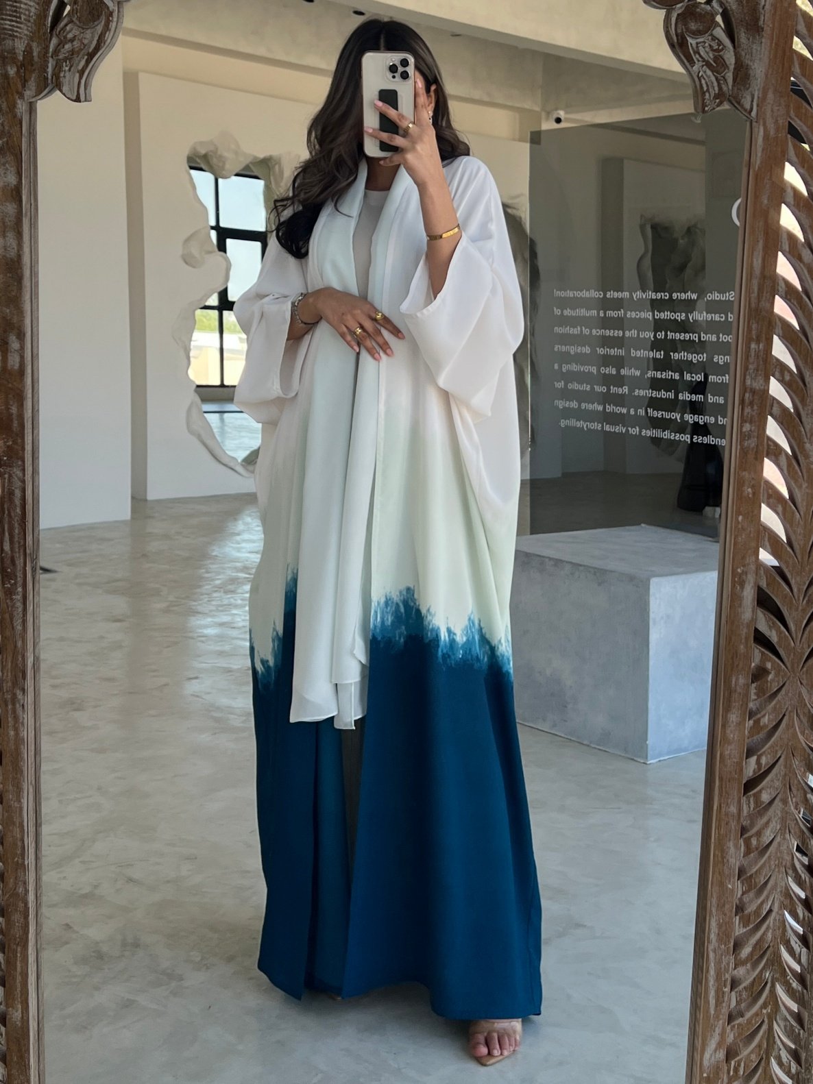 Tie-Dye Abaya