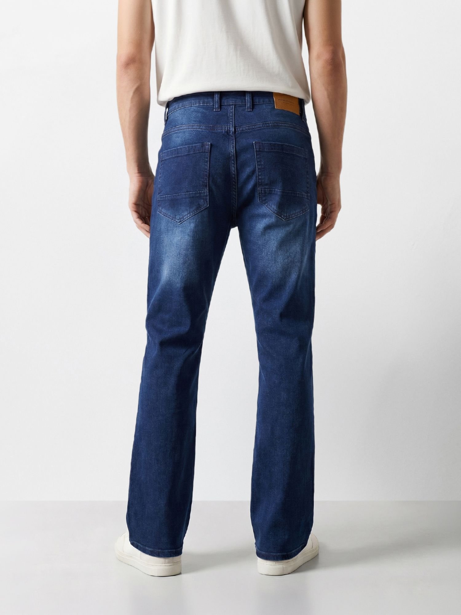 Men Bootcut Solid Jeans