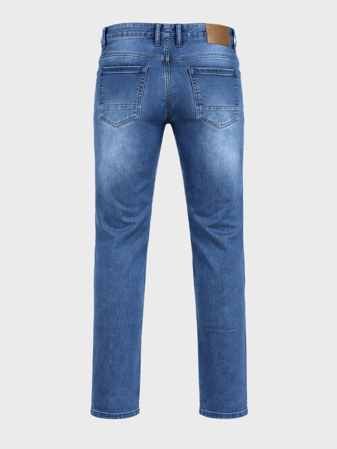 Men Slim Straight Fit Solid Jeans