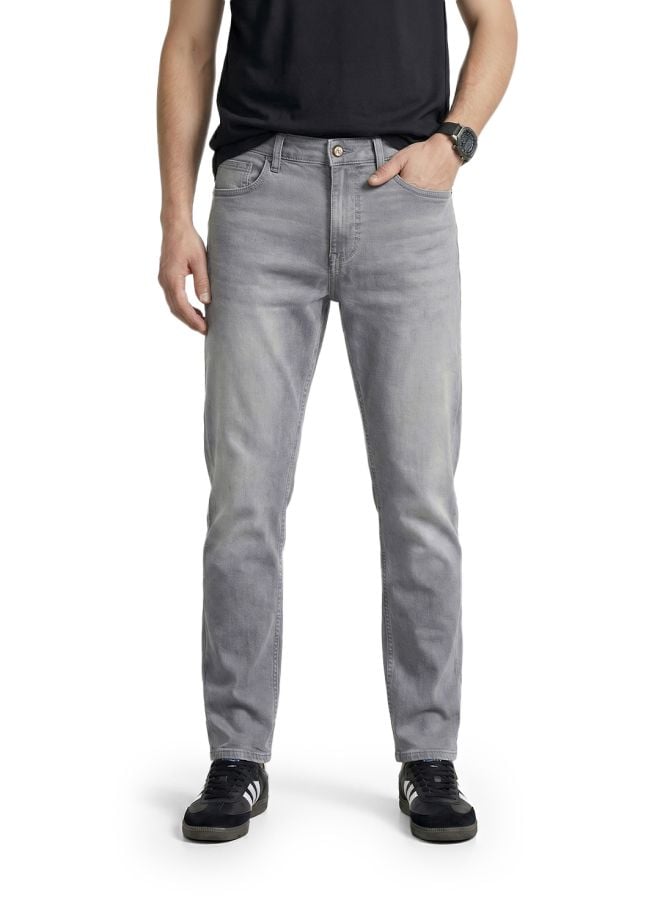 Men Slim Fit Solid Jeans