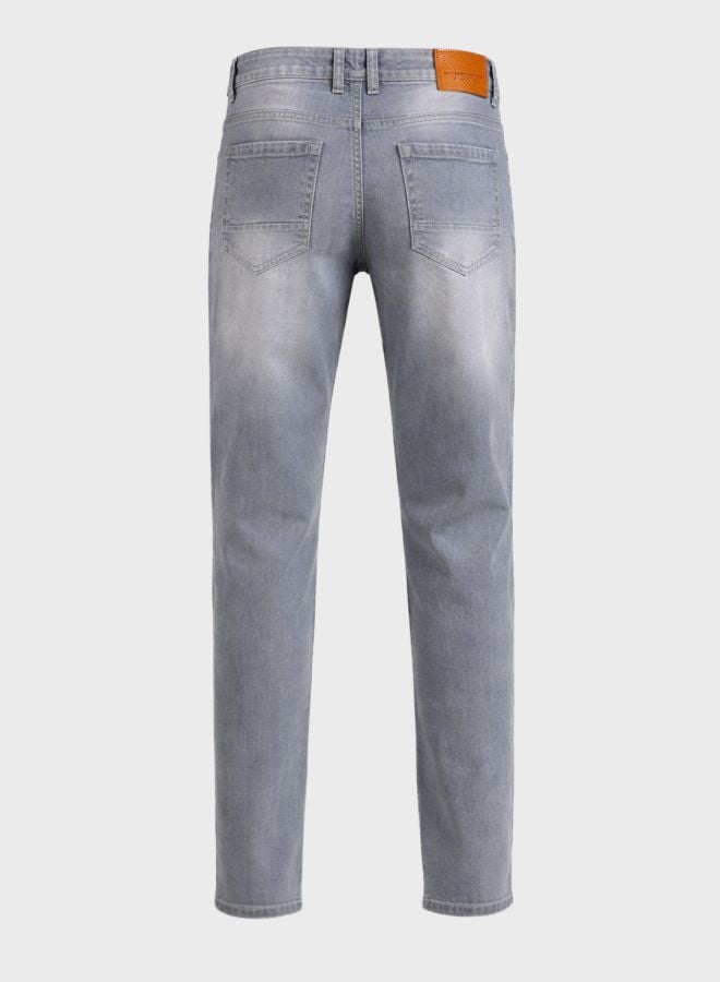 Men Slim Fit Solid Jeans