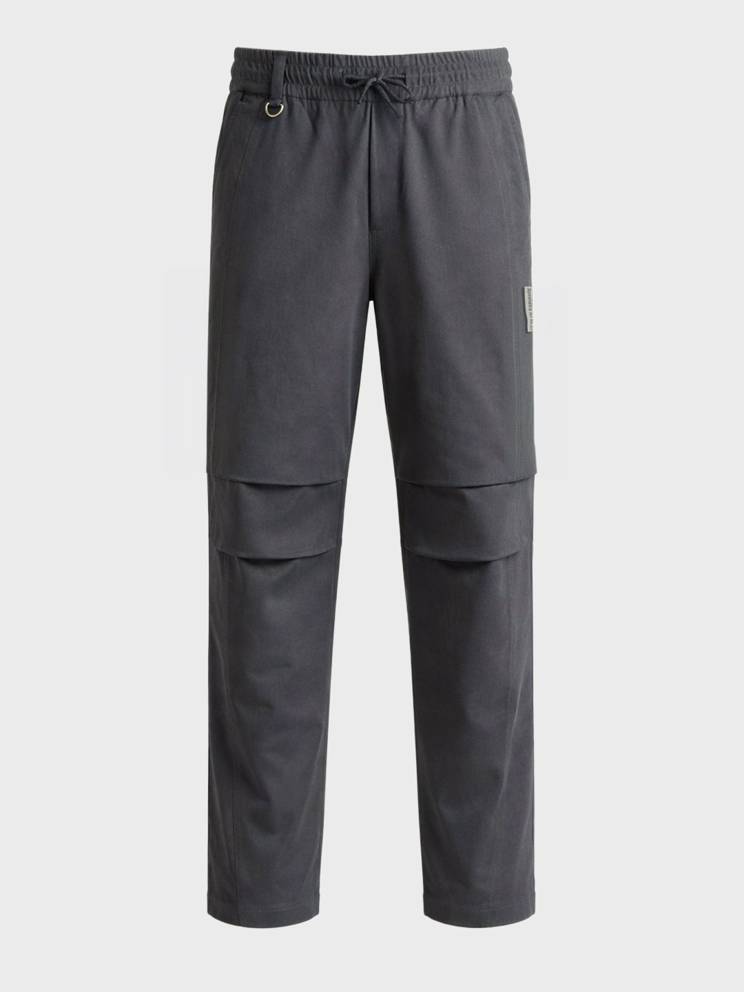 Men Relaxed Fit Solid Mid-Rise Parachute Joggers