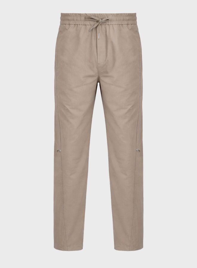 Men Relaxed Fit Solid Mid-Rise Joggers