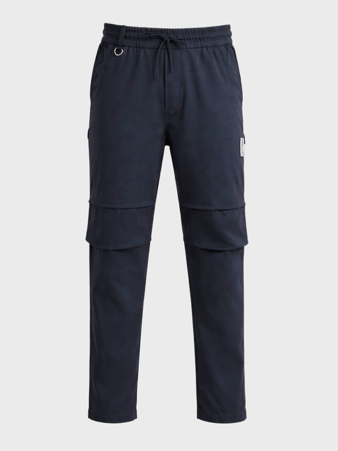 Men Relaxed Fit Solid Mid-Rise Parachute Joggers