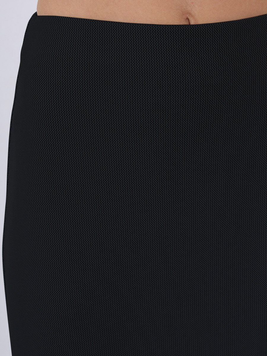 Black Flared Maxi Skirt - Modest