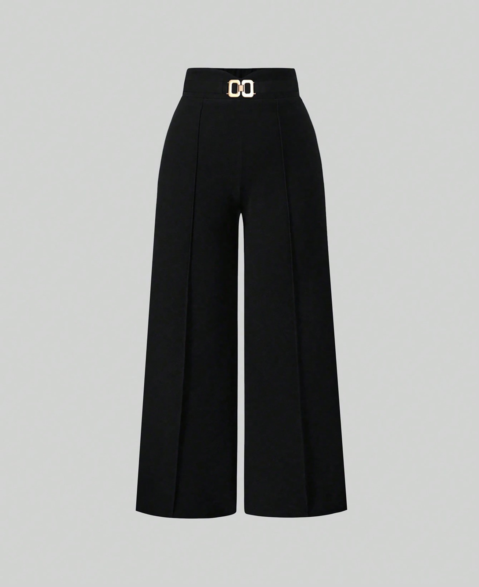 Black Wide-Leg Trousers