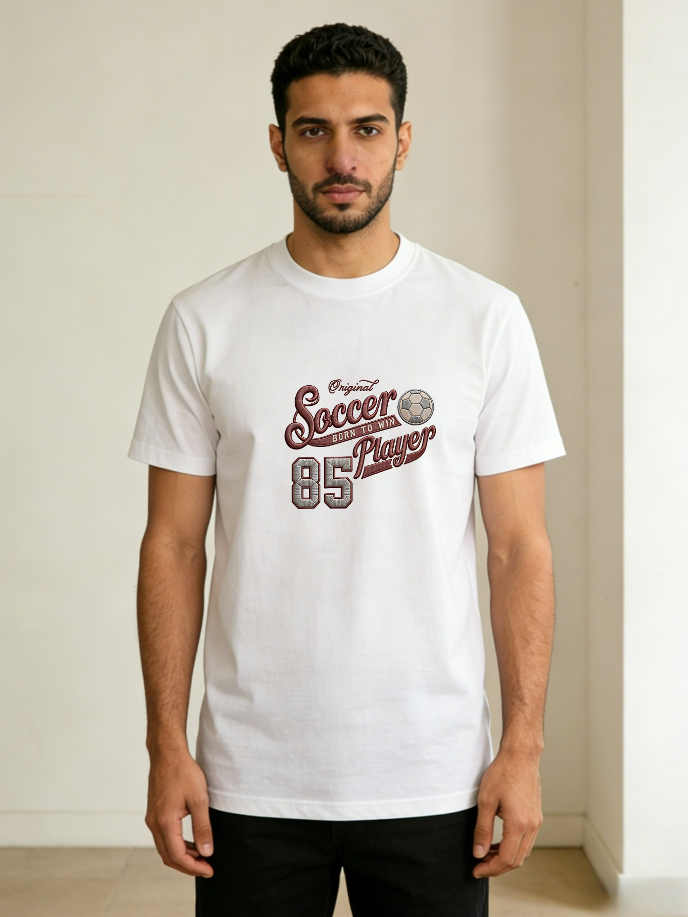 Men Printed Short Sleeve Regular Fit T-Shirt