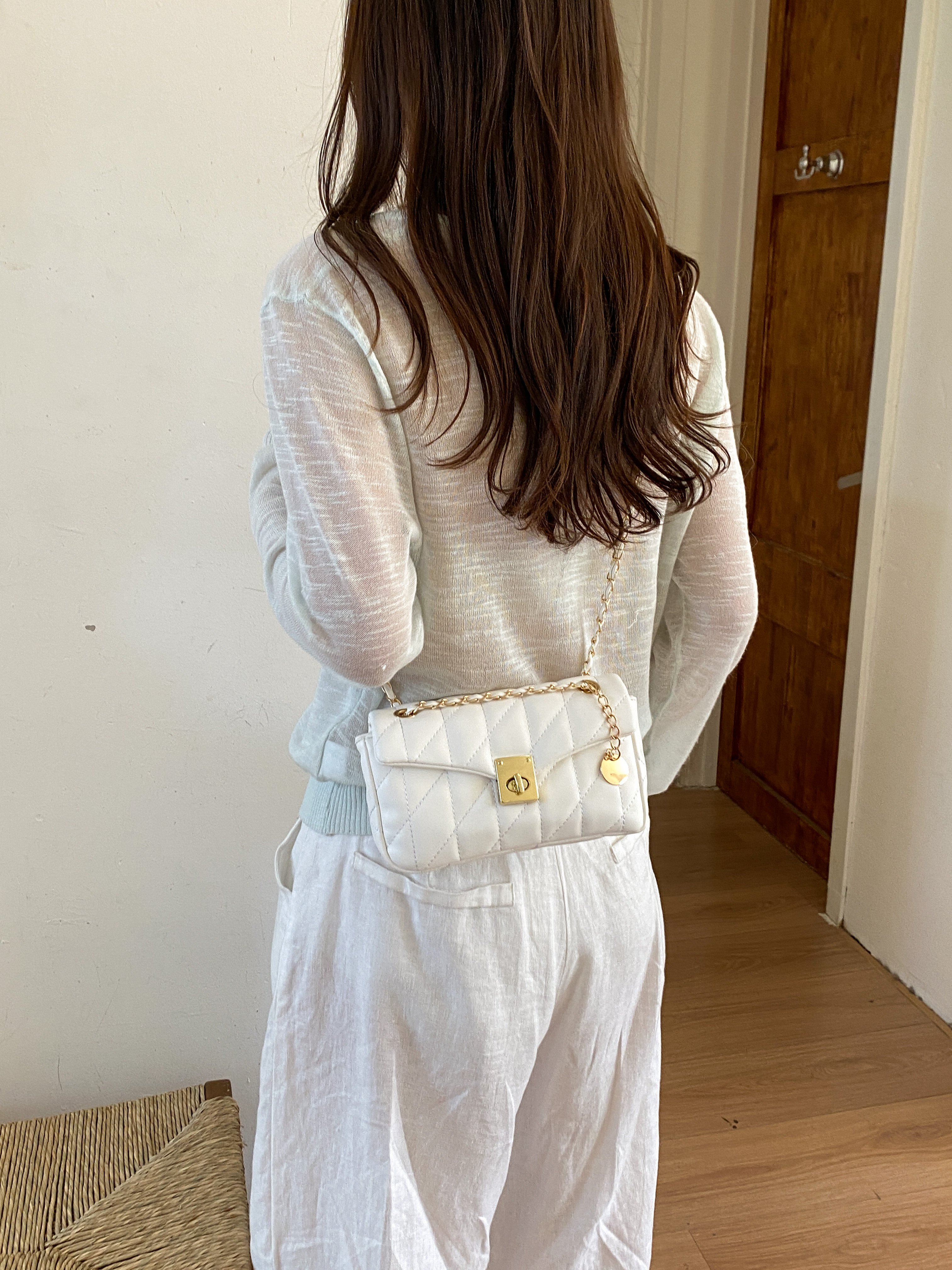Quilted Flap Crossbody Bag