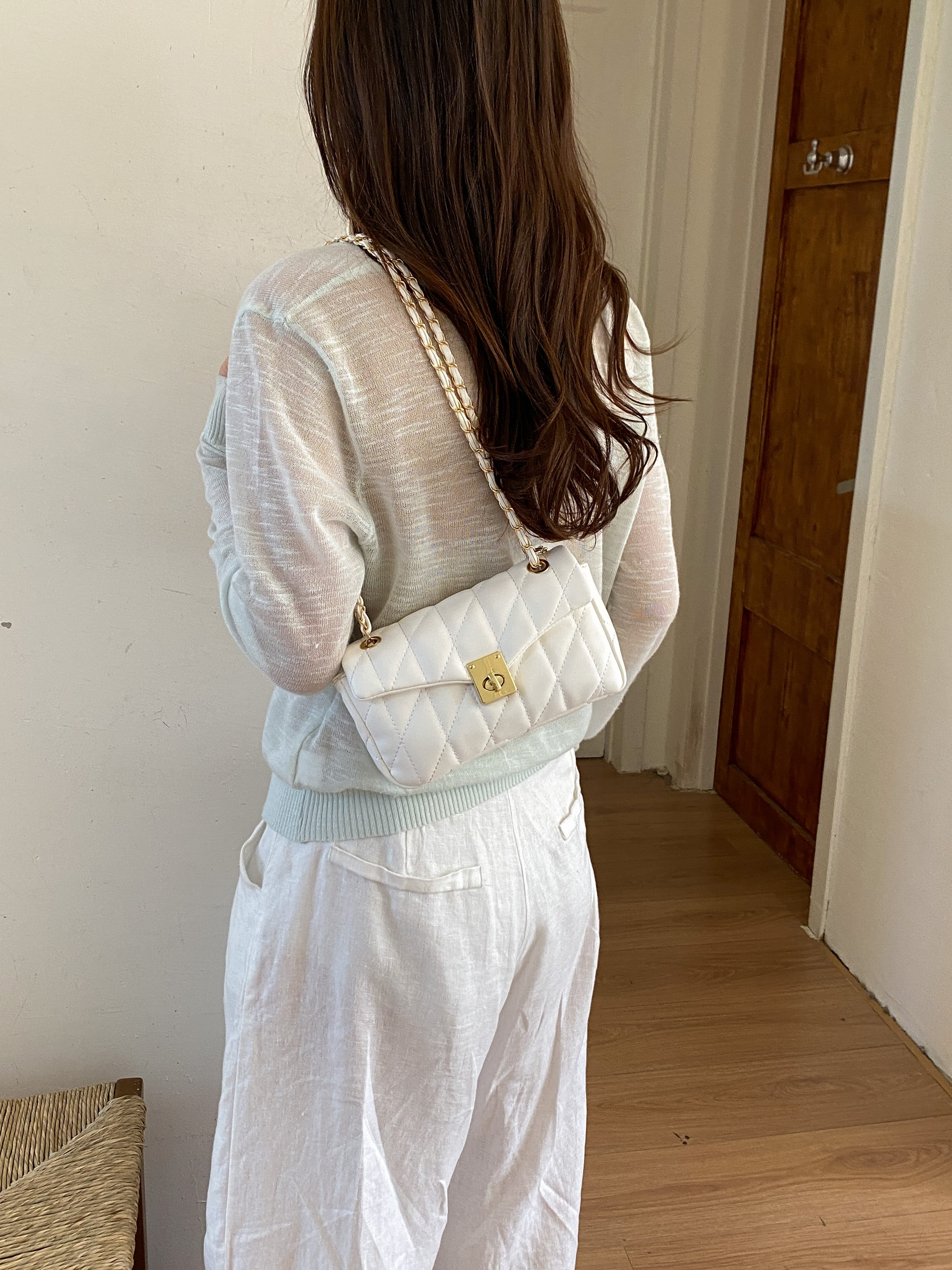 Quilted Flap Crossbody Bag
