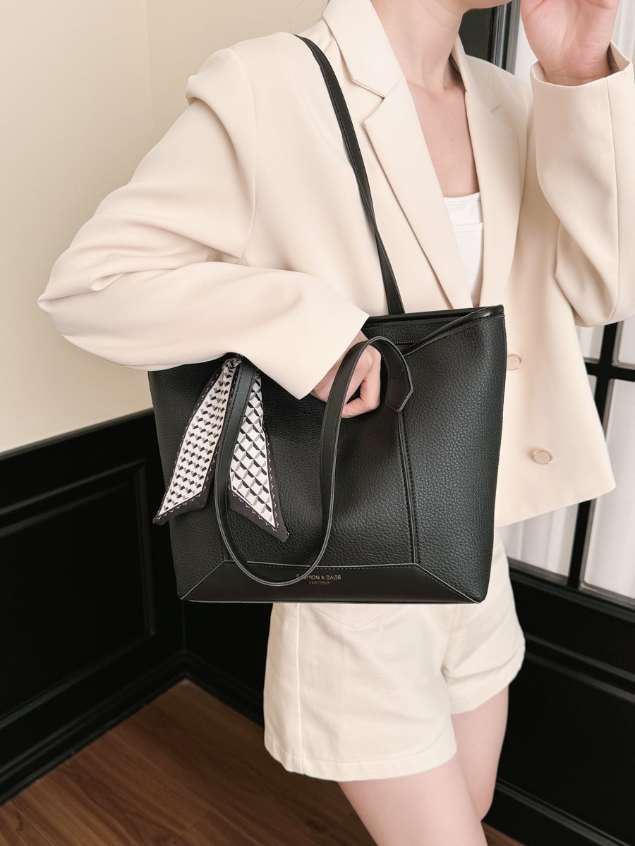 Textured Shoulder Bag