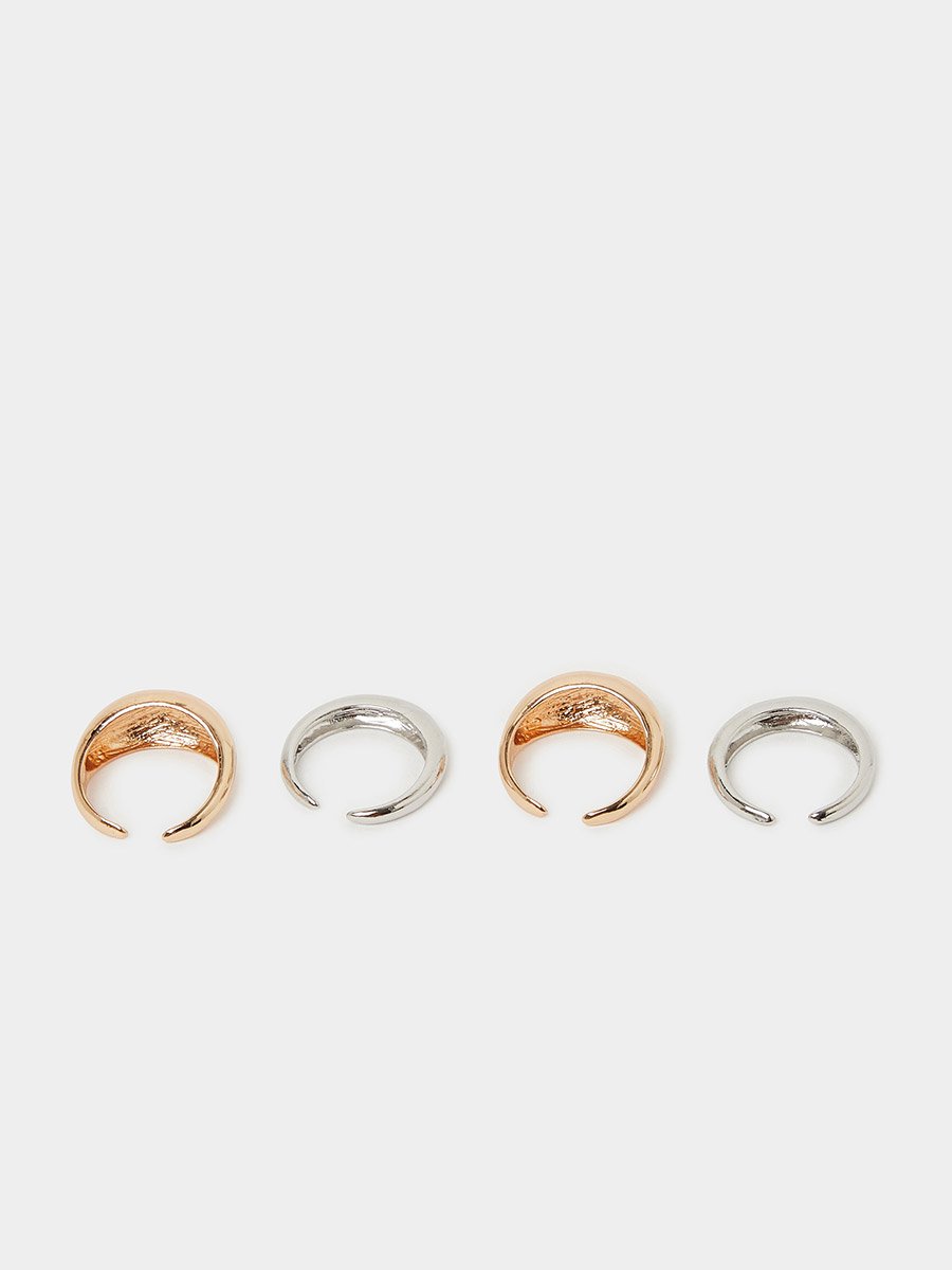 Set of 8- Open Cuff Rings