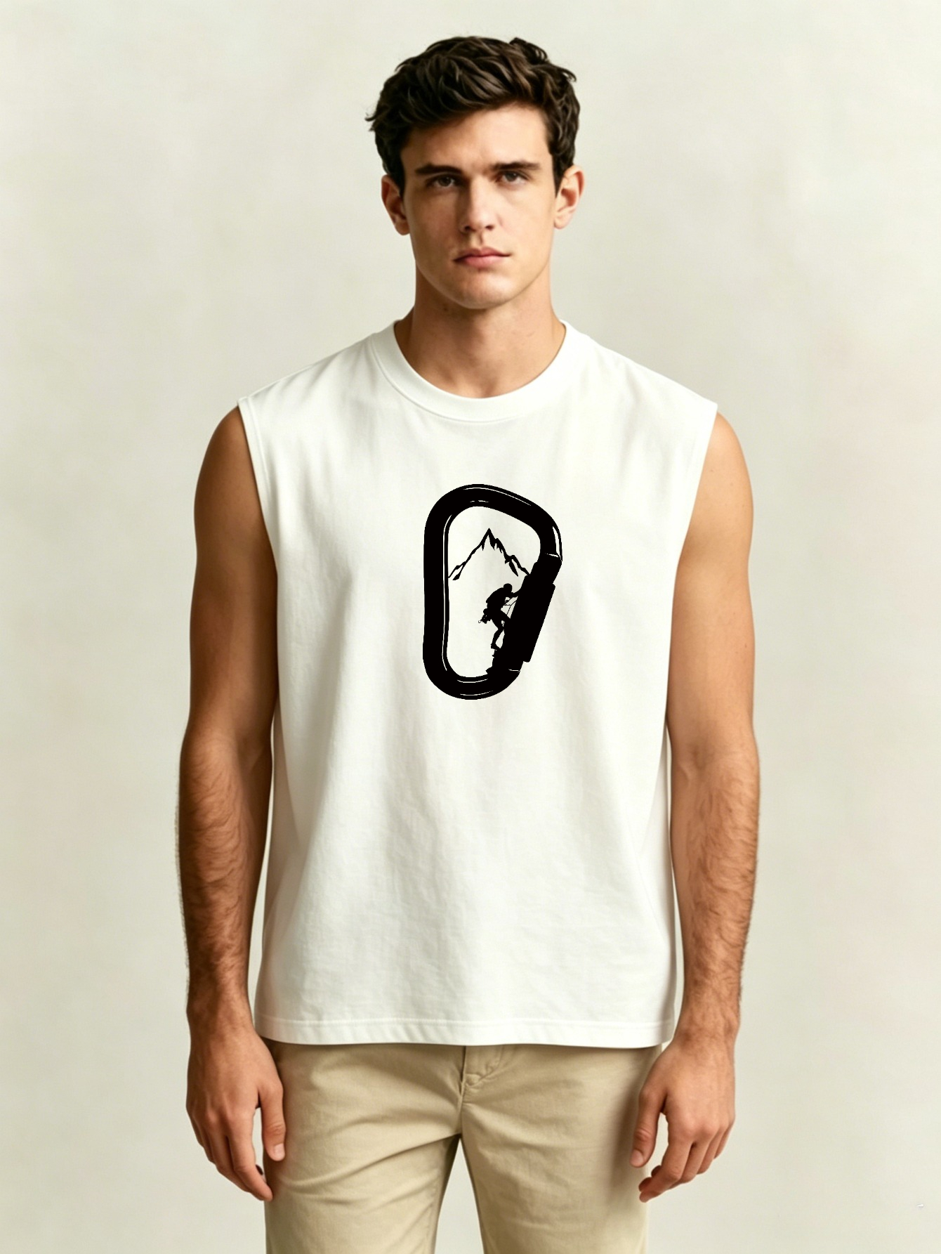 Men Printed Lightweight Tank Top