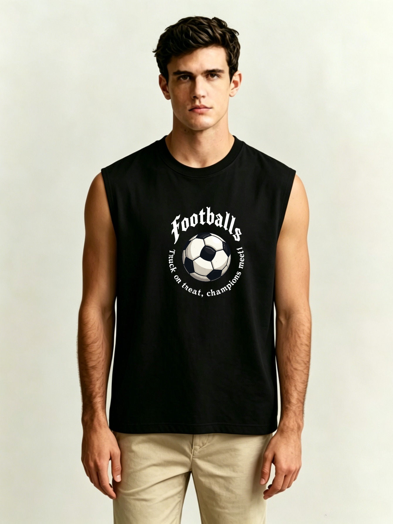 Men Printed Lightweight Tank Top